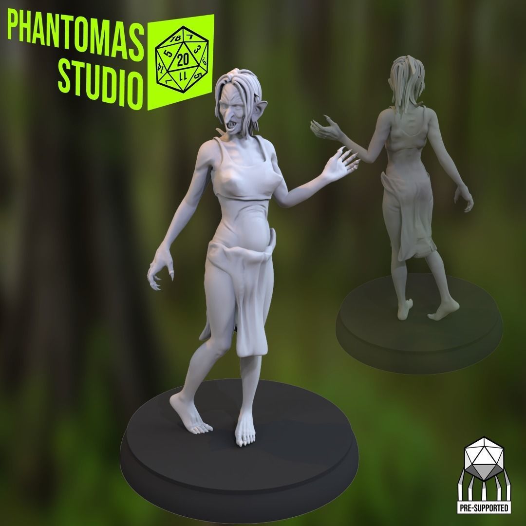 Swamp Witch 3D print model_4