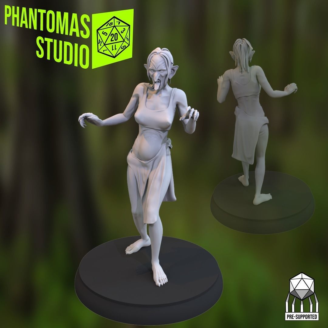 Swamp Witch 3D print model_5
