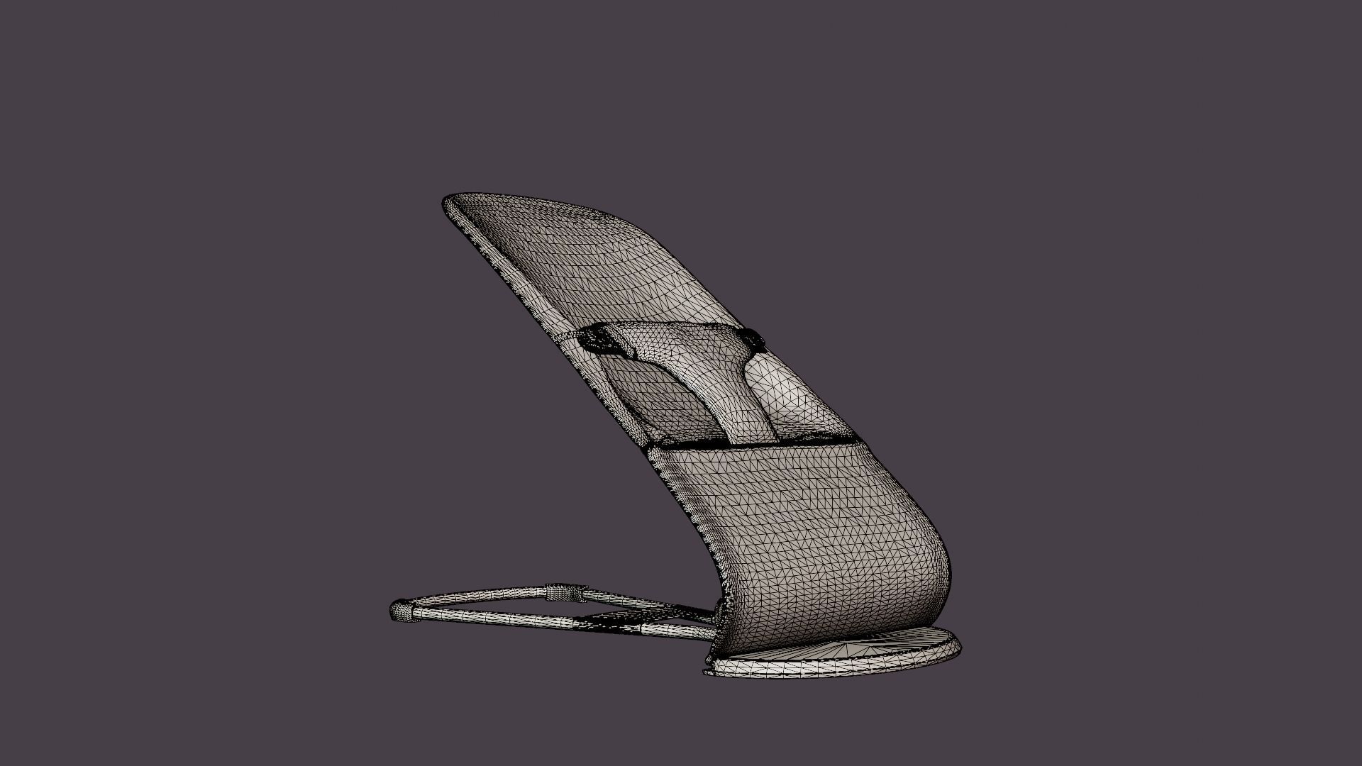 Babysitter Bliss Low-poly 3D model_7