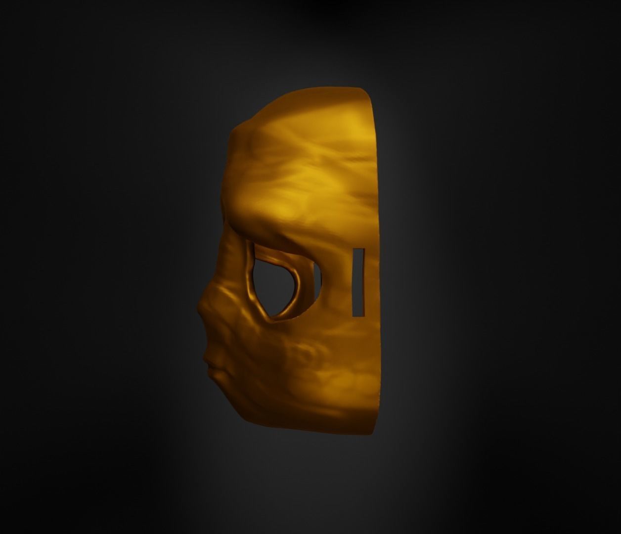 Amumu - League Of Legends Cosplay Costume Face Mask 3D print model_29