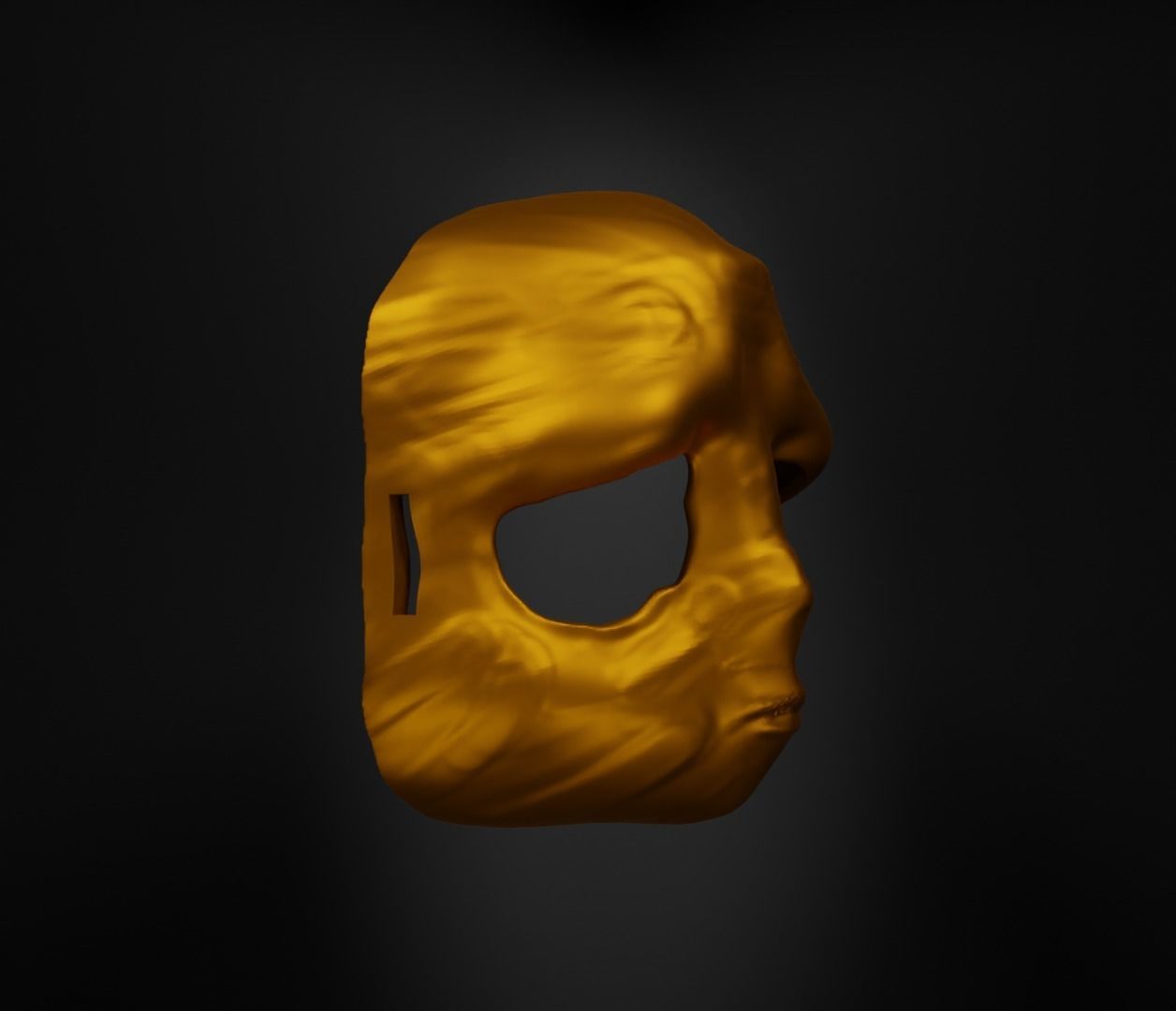 Amumu - League Of Legends Cosplay Costume Face Mask 3D print model_18