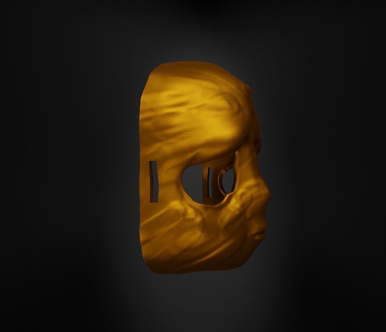 Amumu - League Of Legends Cosplay Costume Face Mask 3D print model_4