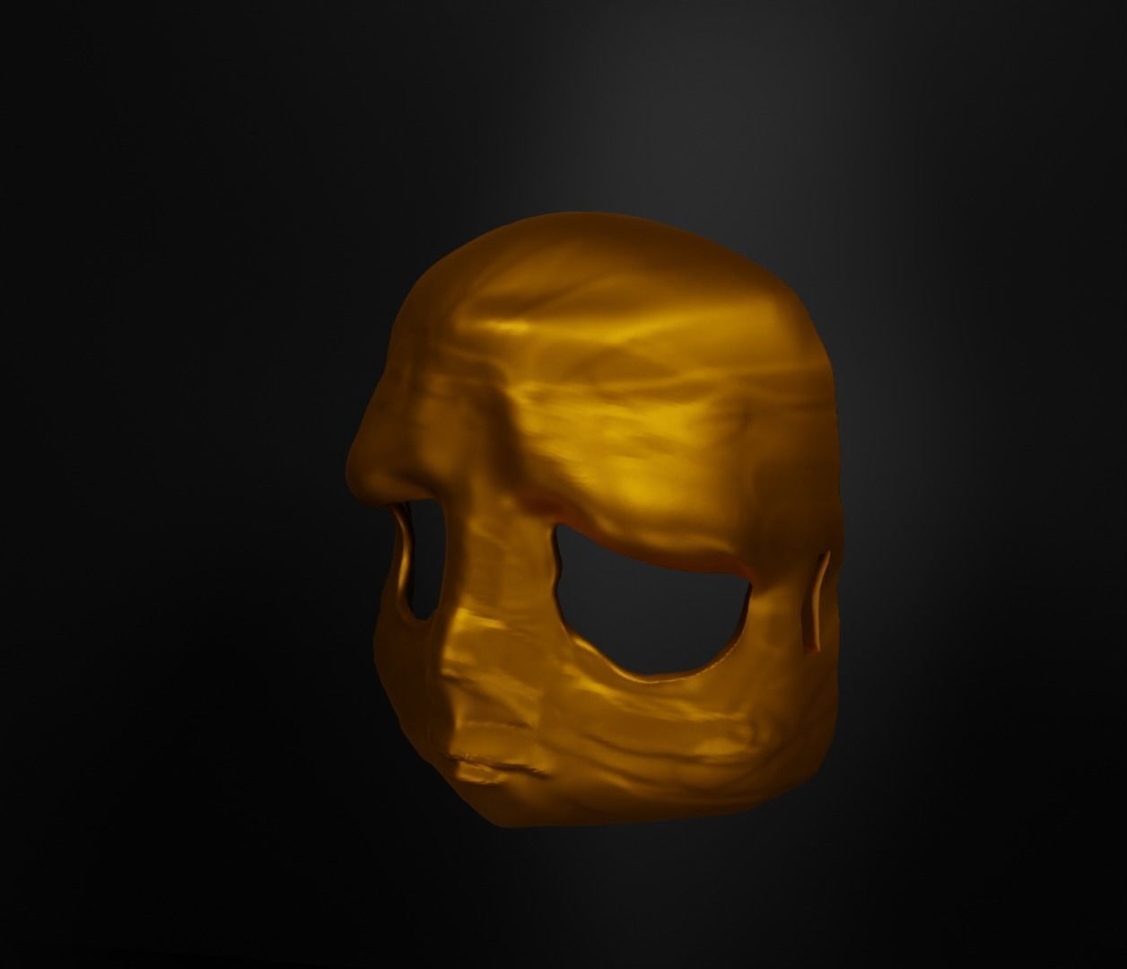 Amumu - League Of Legends Cosplay Costume Face Mask 3D print model_13