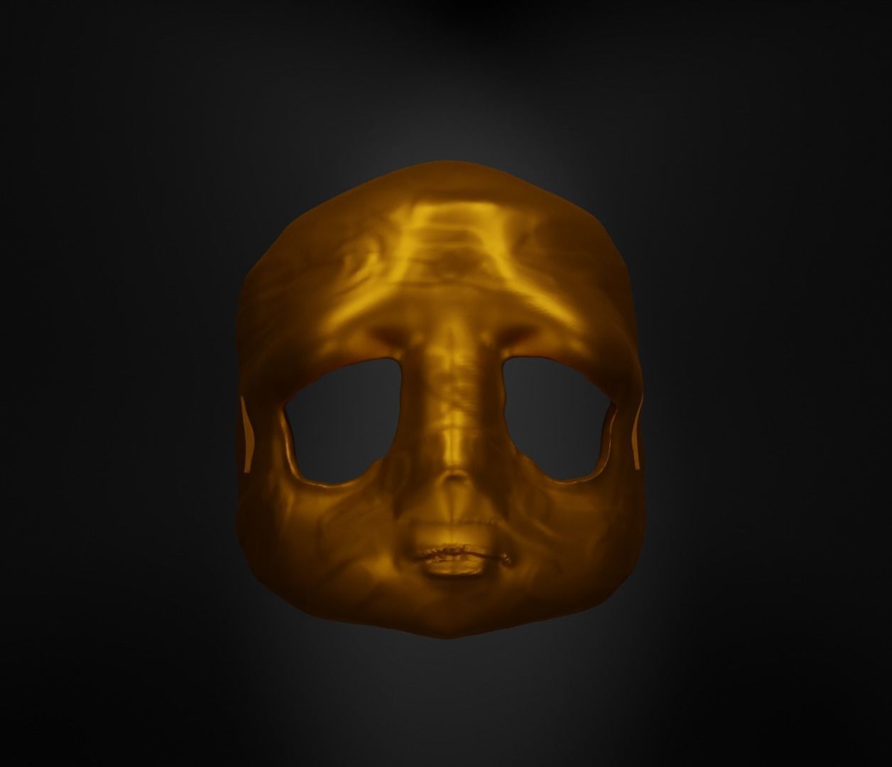 Amumu - League Of Legends Cosplay Costume Face Mask 3D print model_10