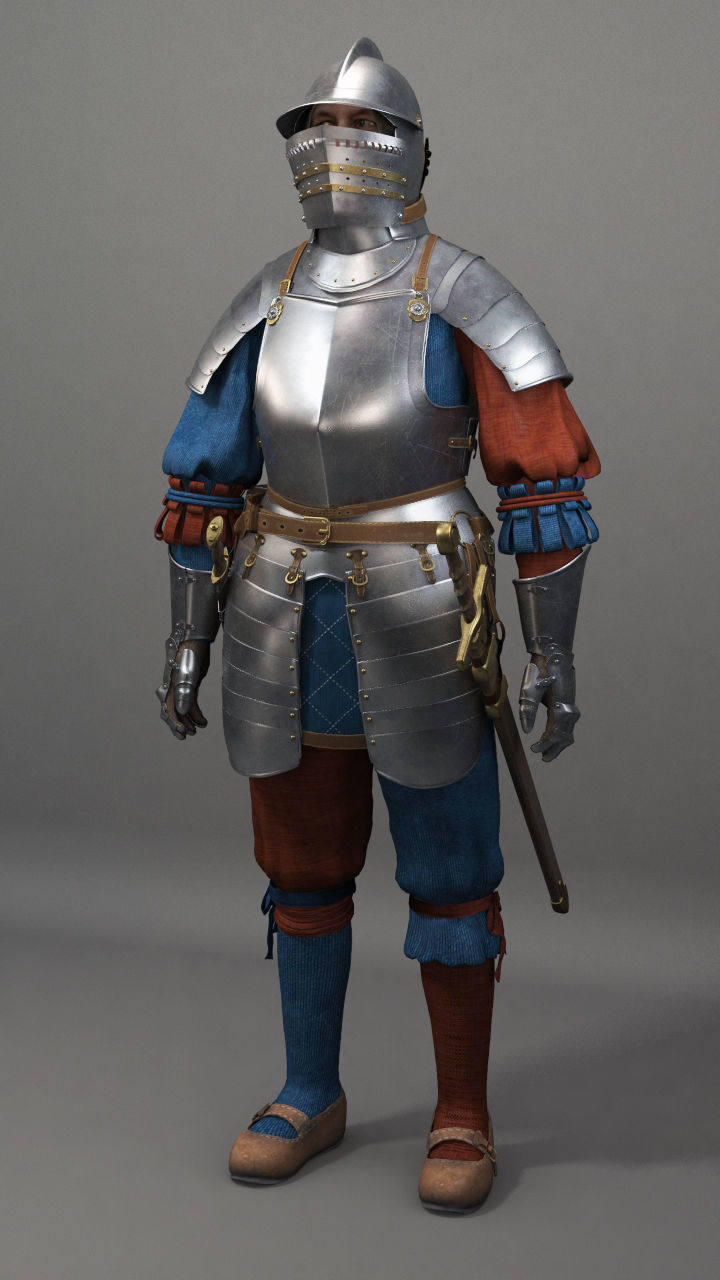 Knight 3D model_1