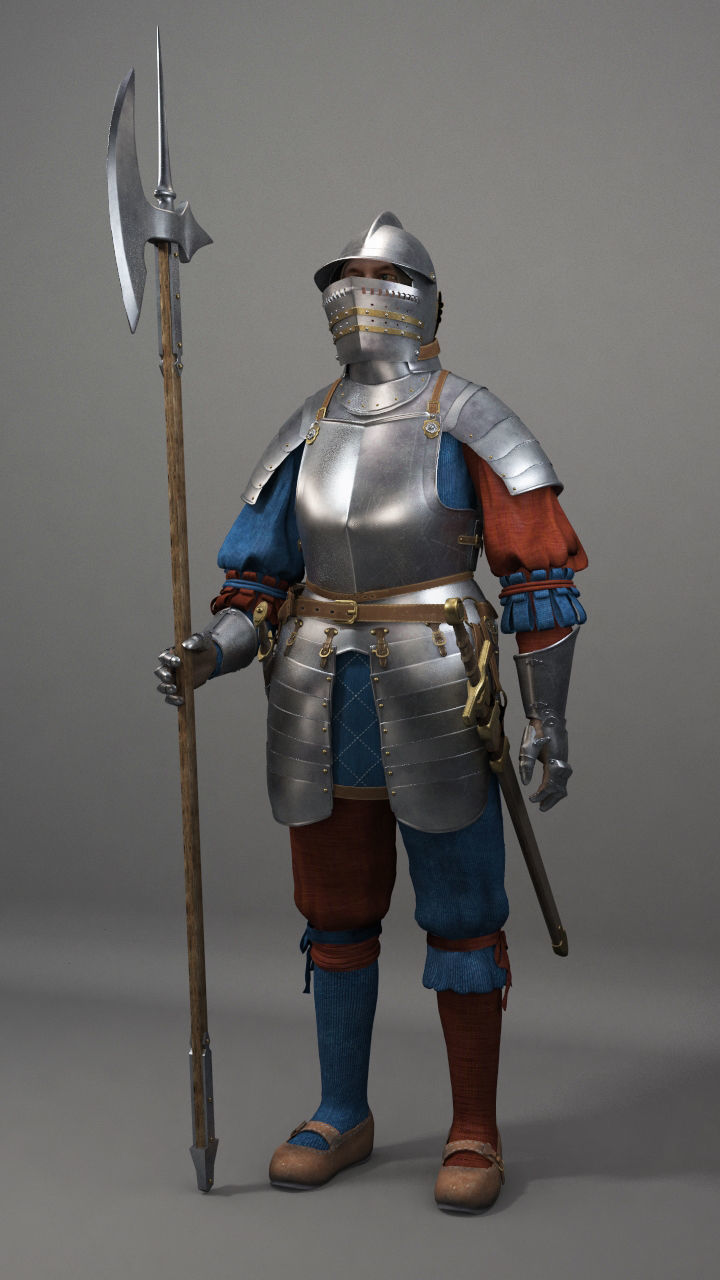 Knight 3D model_2