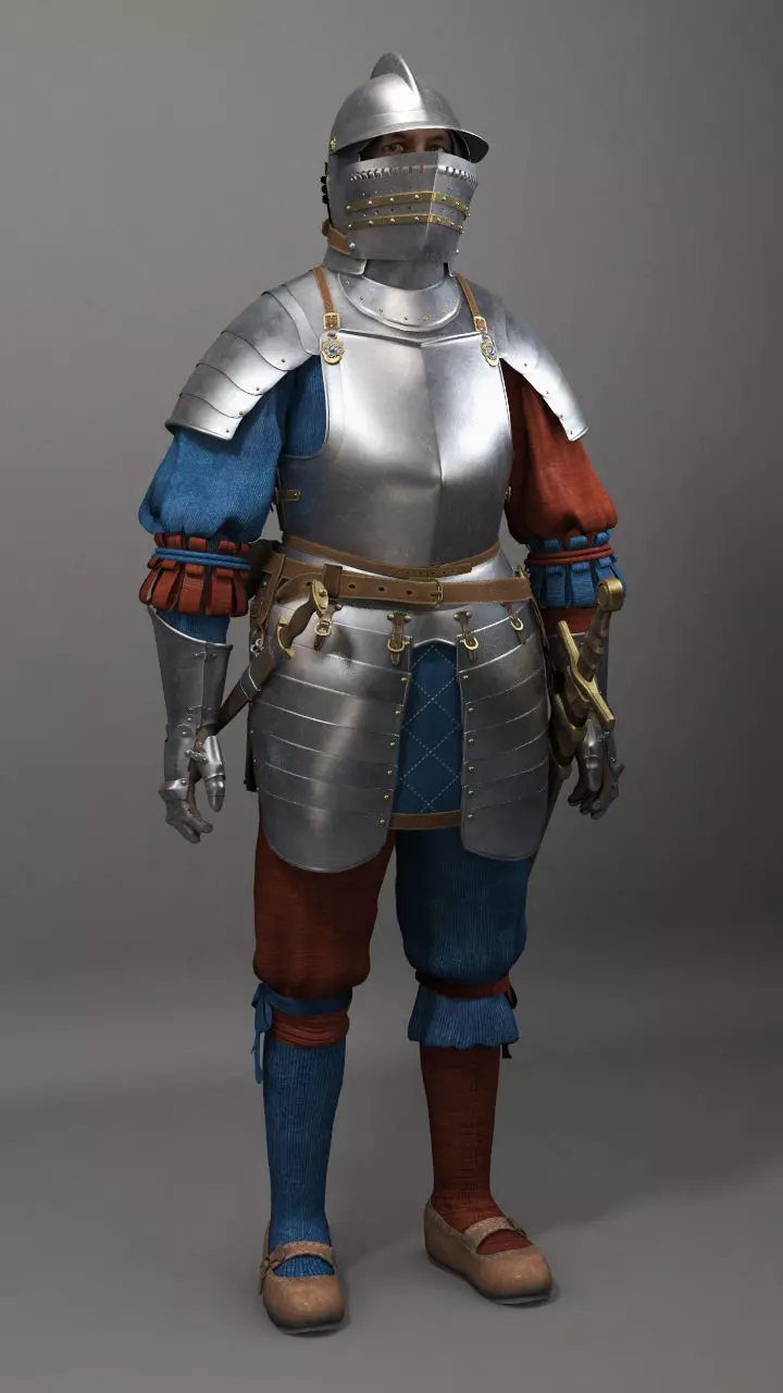 Knight 3D model_0