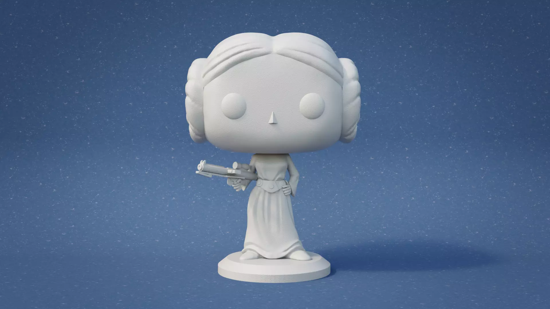 Leia Pop Figure 3D print model_0