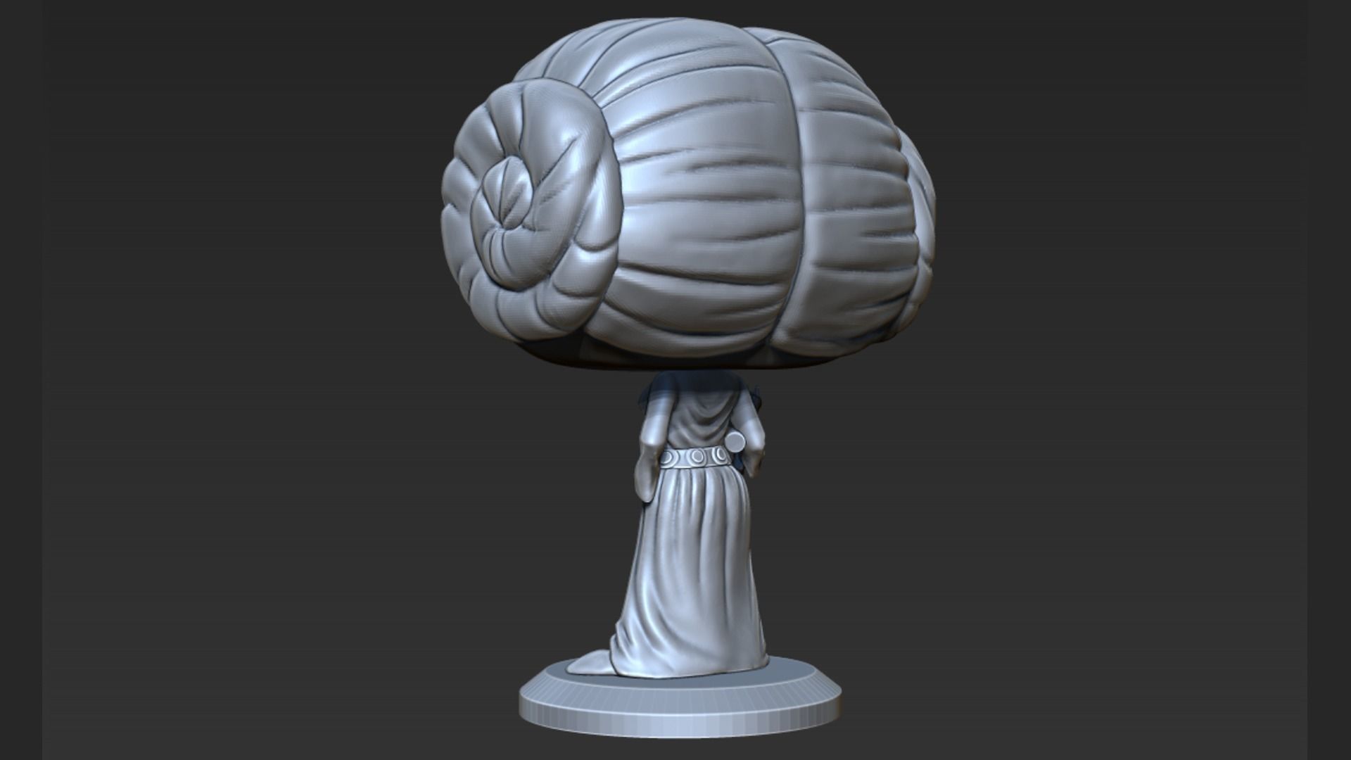 Leia Pop Figure 3D print model_8