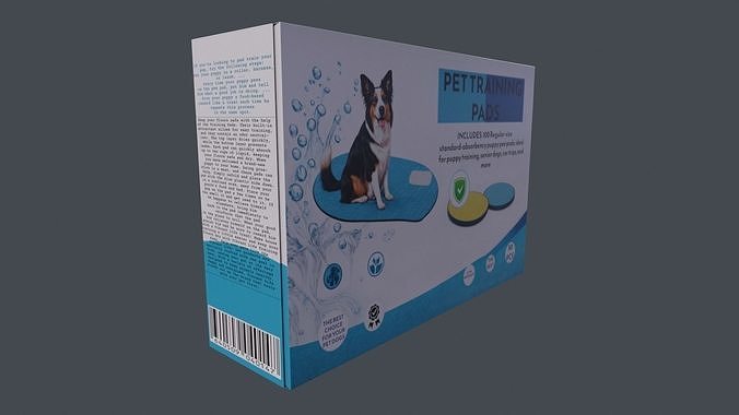 Pet Training Pads - GAME READY PBR Low-poly 3D model