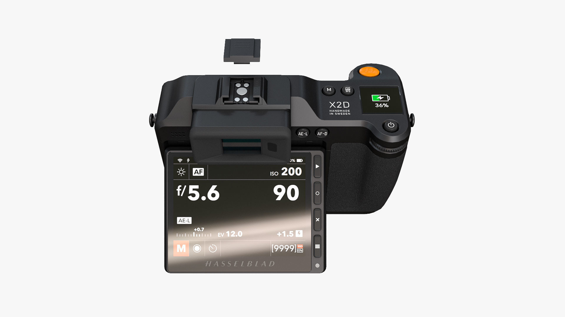 Hasselblad X2D 100c Camera 3D model_26