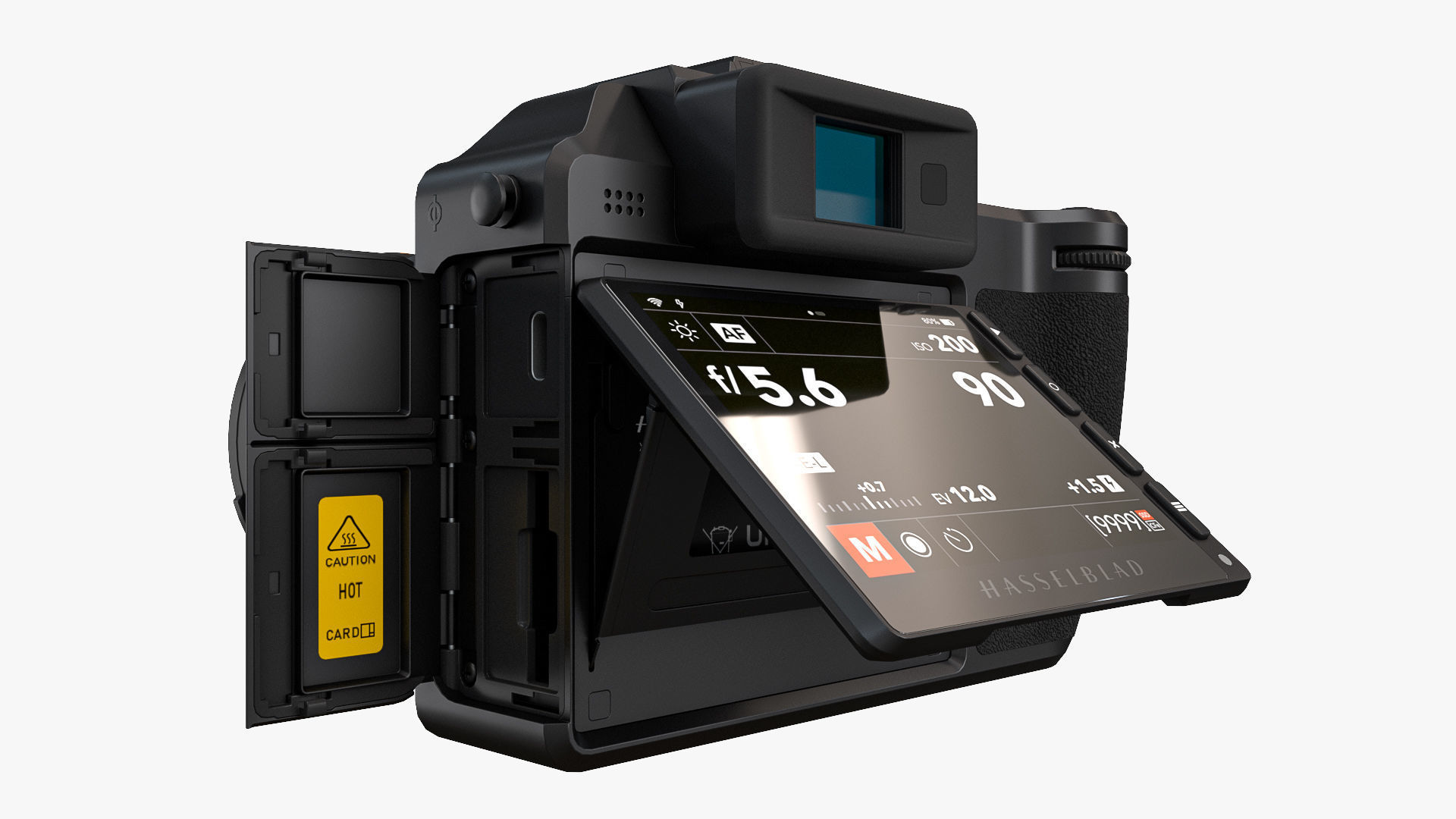 Hasselblad X2D 100c Camera 3D model_4