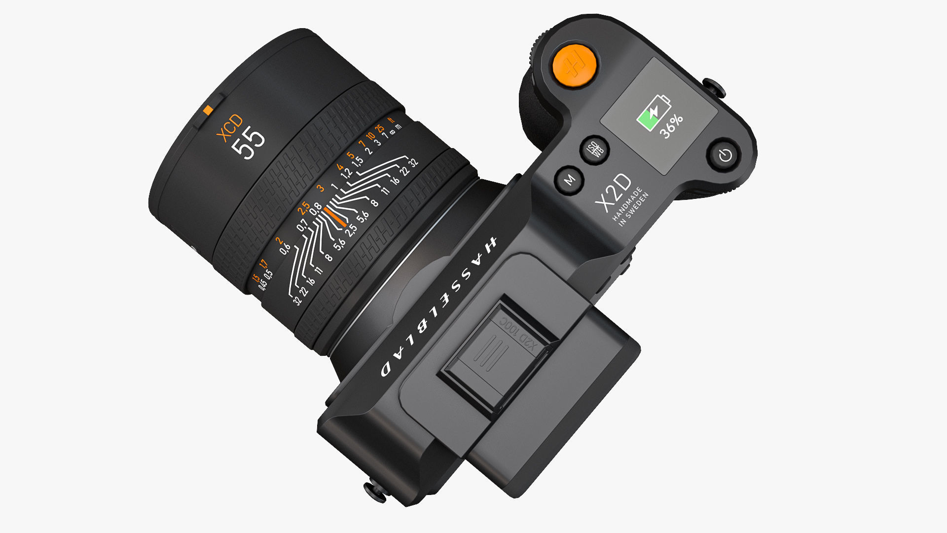 Hasselblad X2D 100c Camera 3D model_5