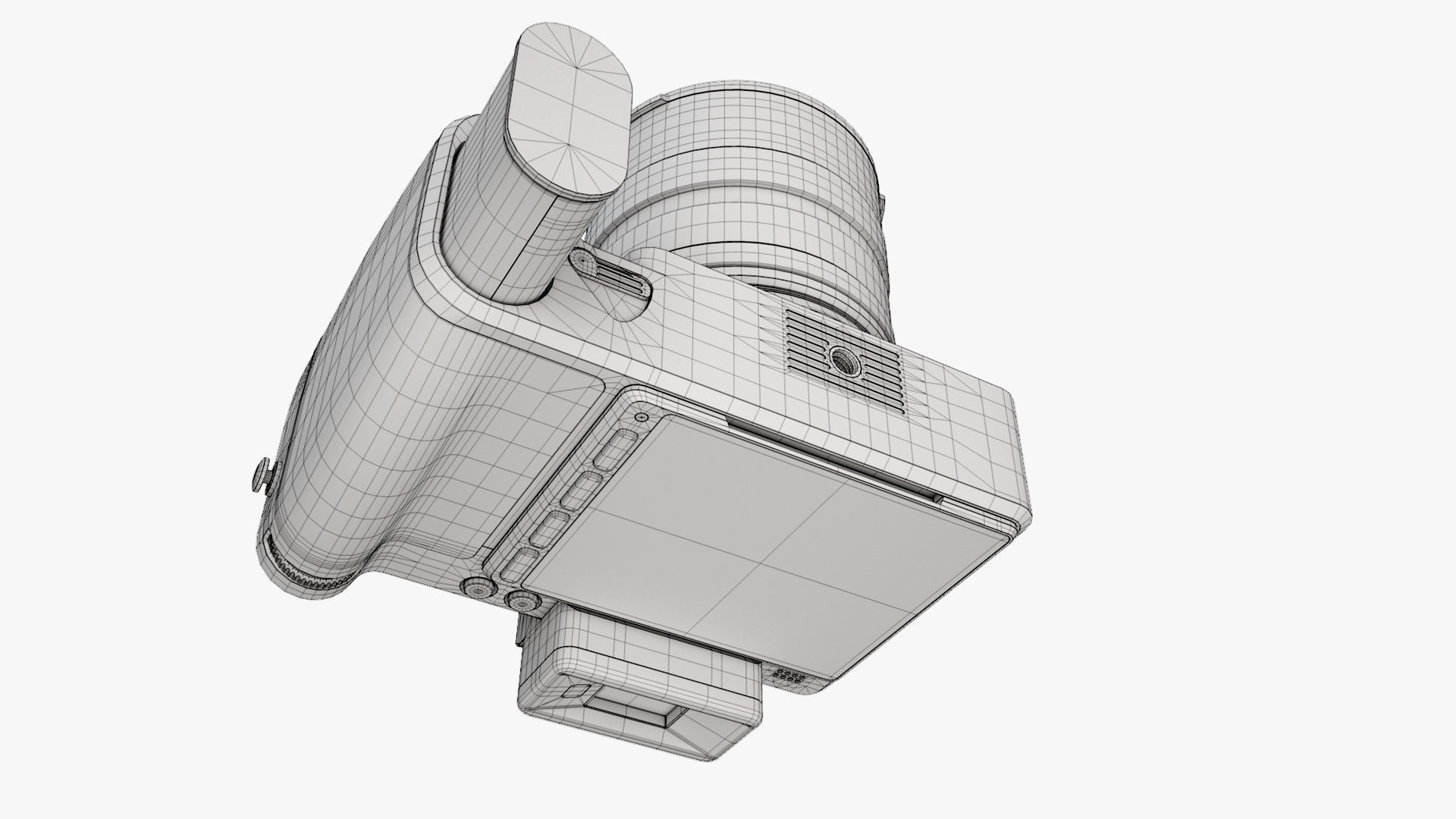 Hasselblad X2D 100c Camera 3D model_15