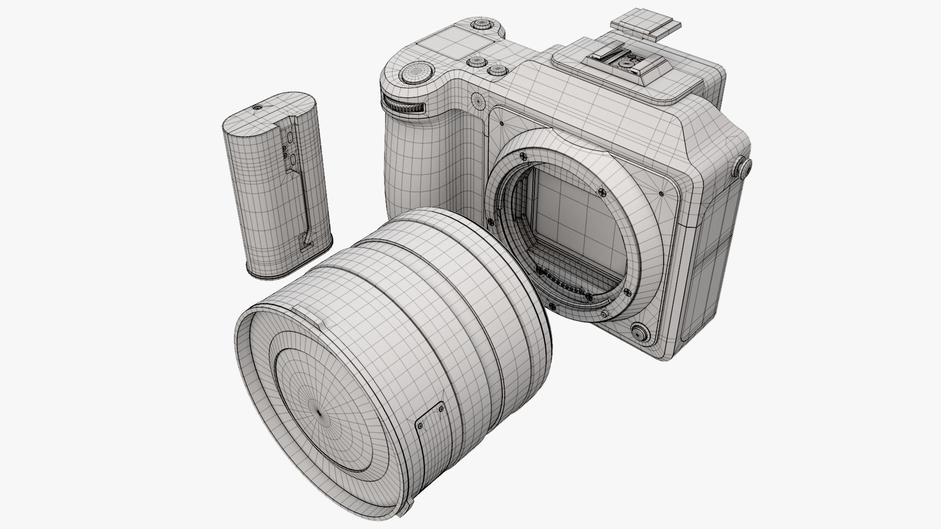 Hasselblad X2D 100c Camera 3D model_12