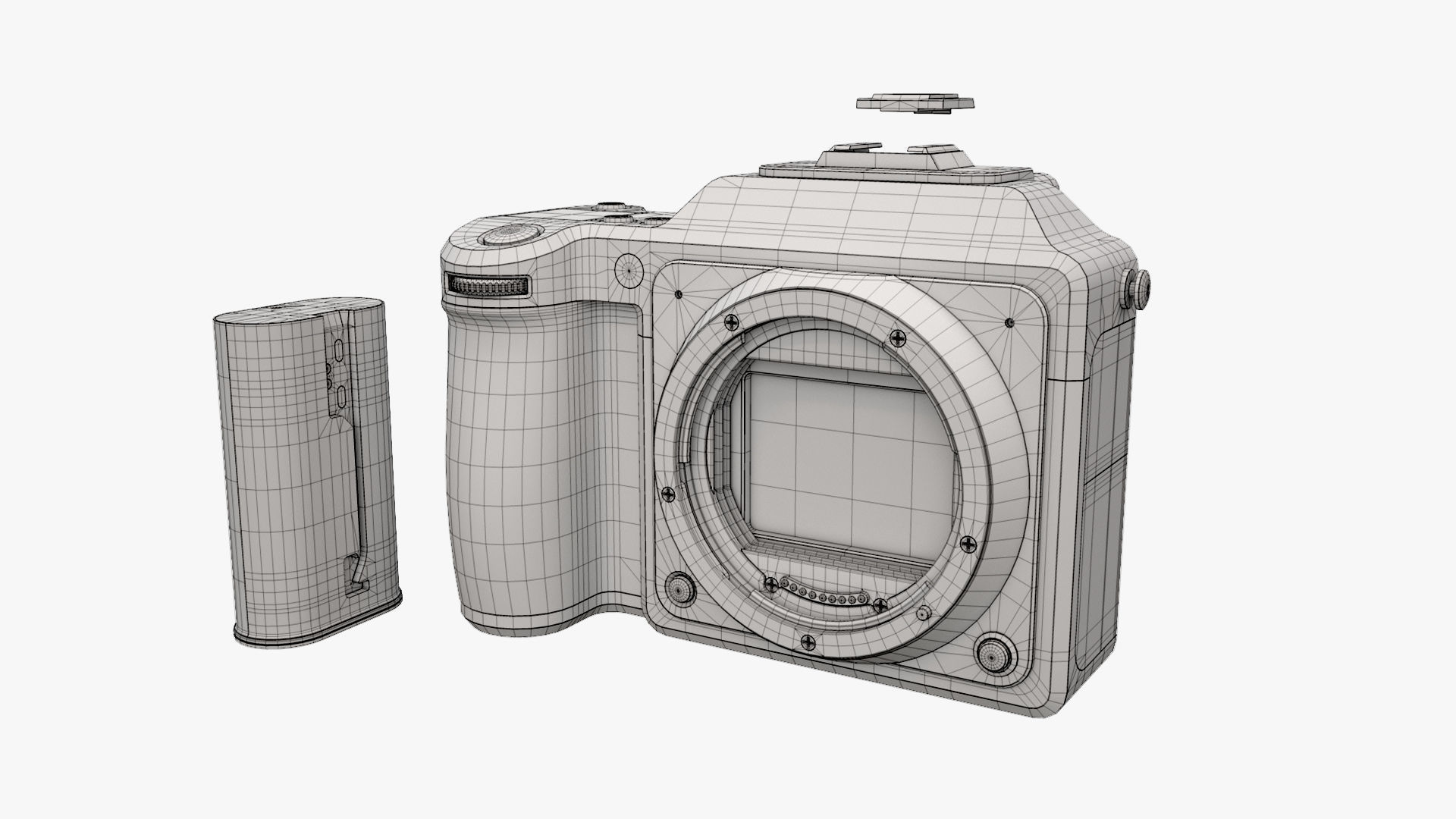 Hasselblad X2D 100c Camera 3D model_28