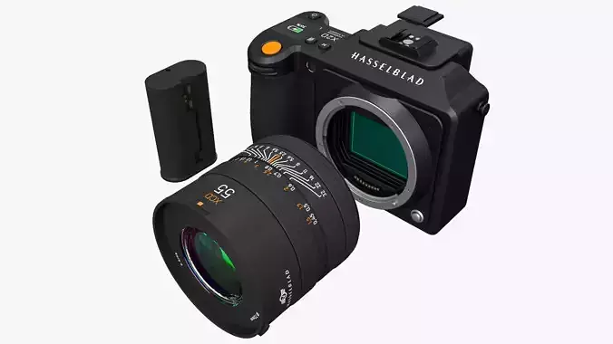 Hasselblad X2D 100c Camera 3D model