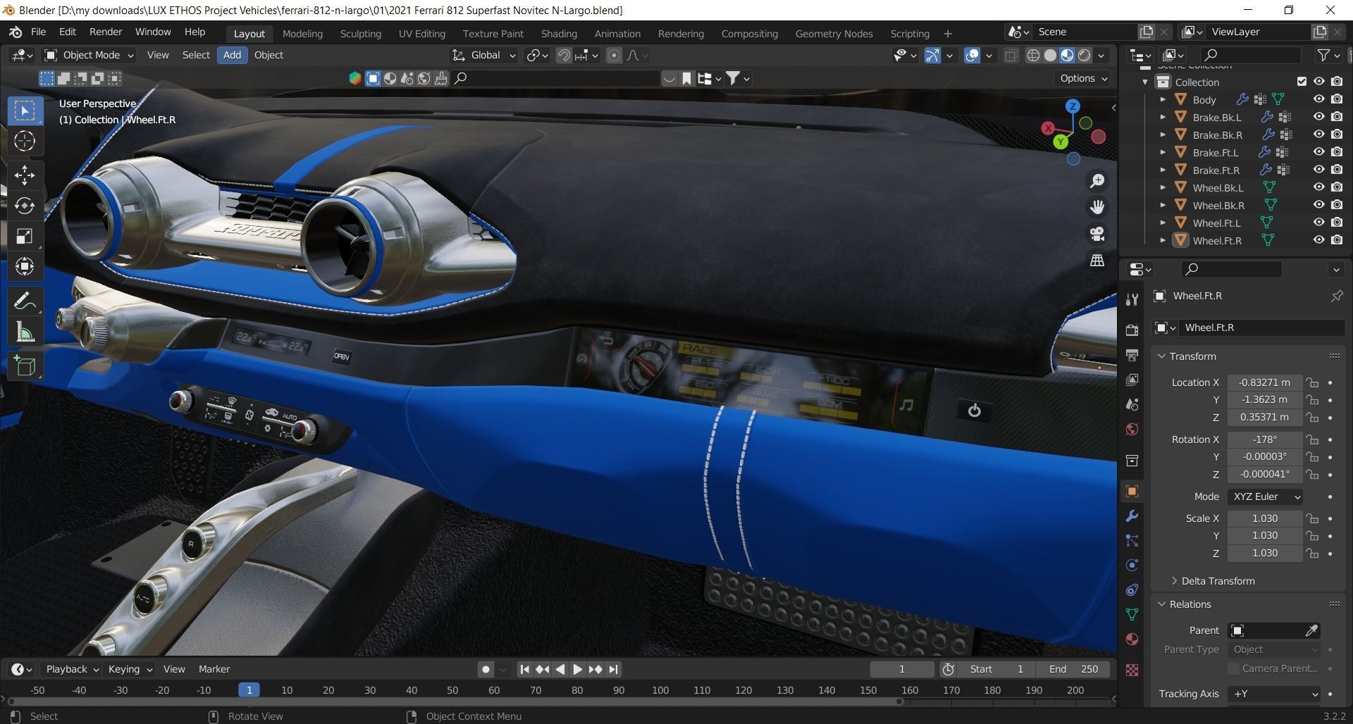 Ferrari 812 Superfast Novitec N-Largo 2021 3D model_14