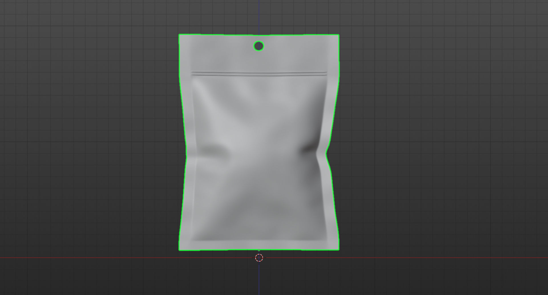 Ziplock Package Bag 3D model_24
