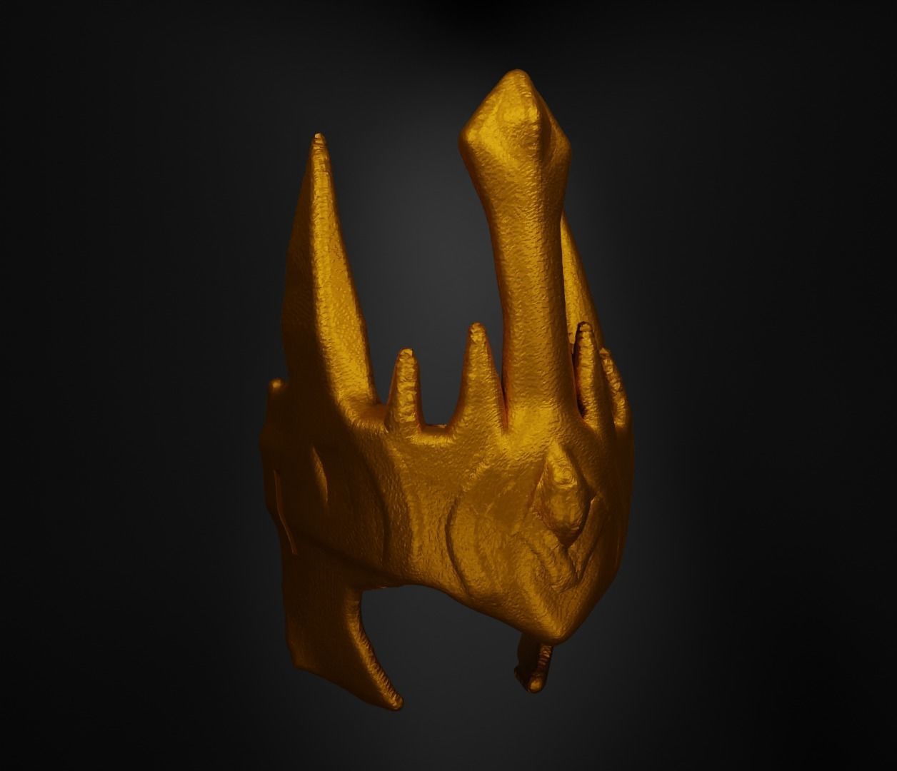 JarvanIV - League Of Legends Cosplay Costume Face Mask 3D print model_32