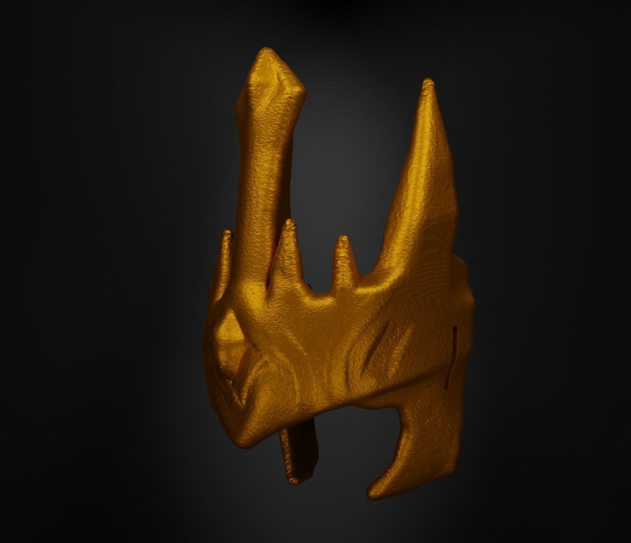 JarvanIV - League Of Legends Cosplay Costume Face Mask 3D print model_35