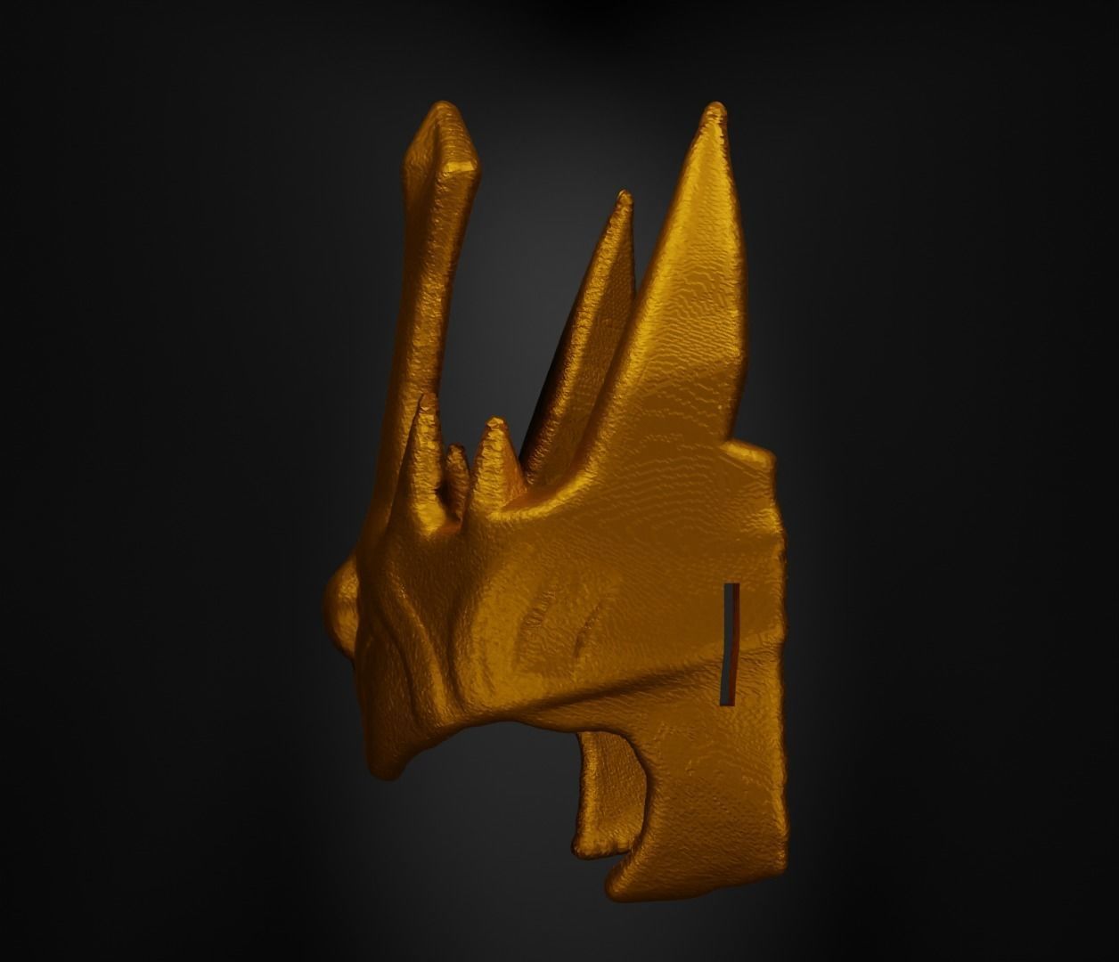 JarvanIV - League Of Legends Cosplay Costume Face Mask 3D print model_14