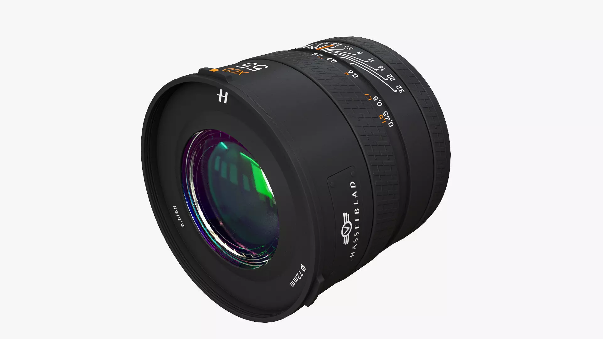 Hasselblad XCD 55V Lens 3D model