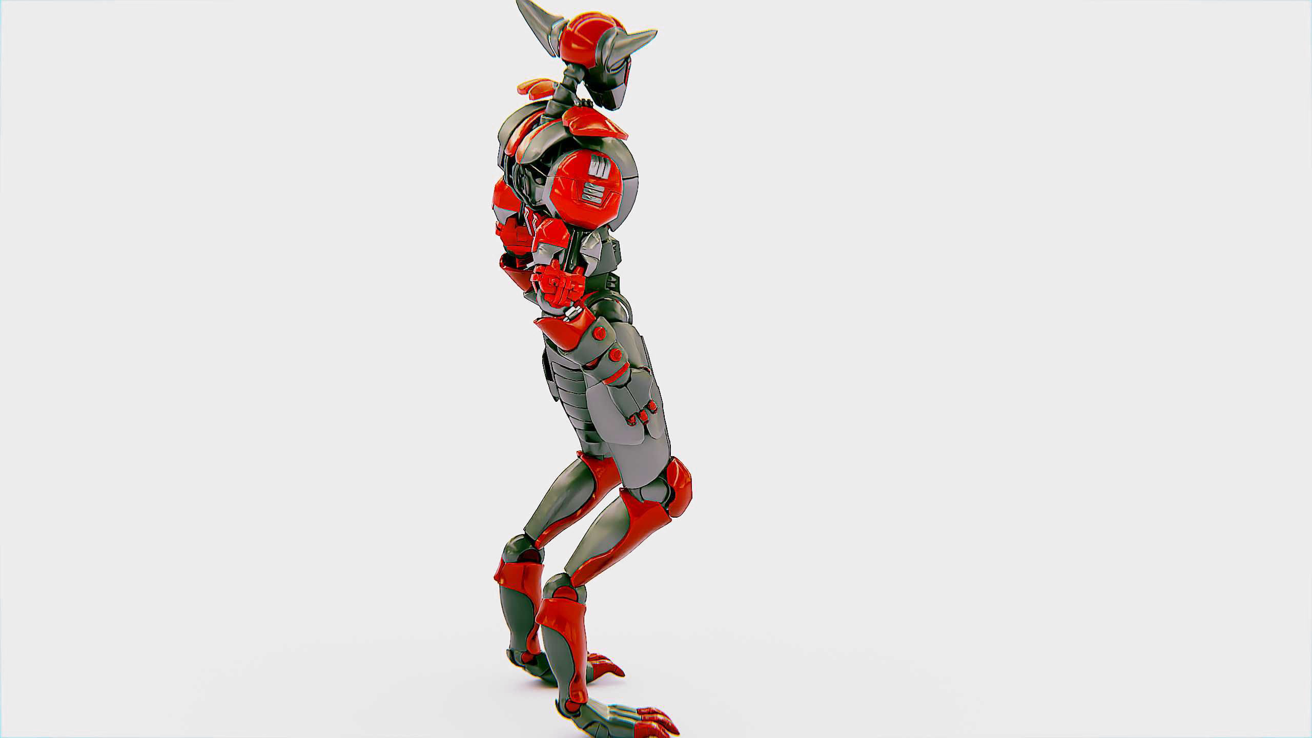 VILLAIN DROID CHAOS  Rigged for Unreal Engine - Unity - MIXAMO  3D model_8