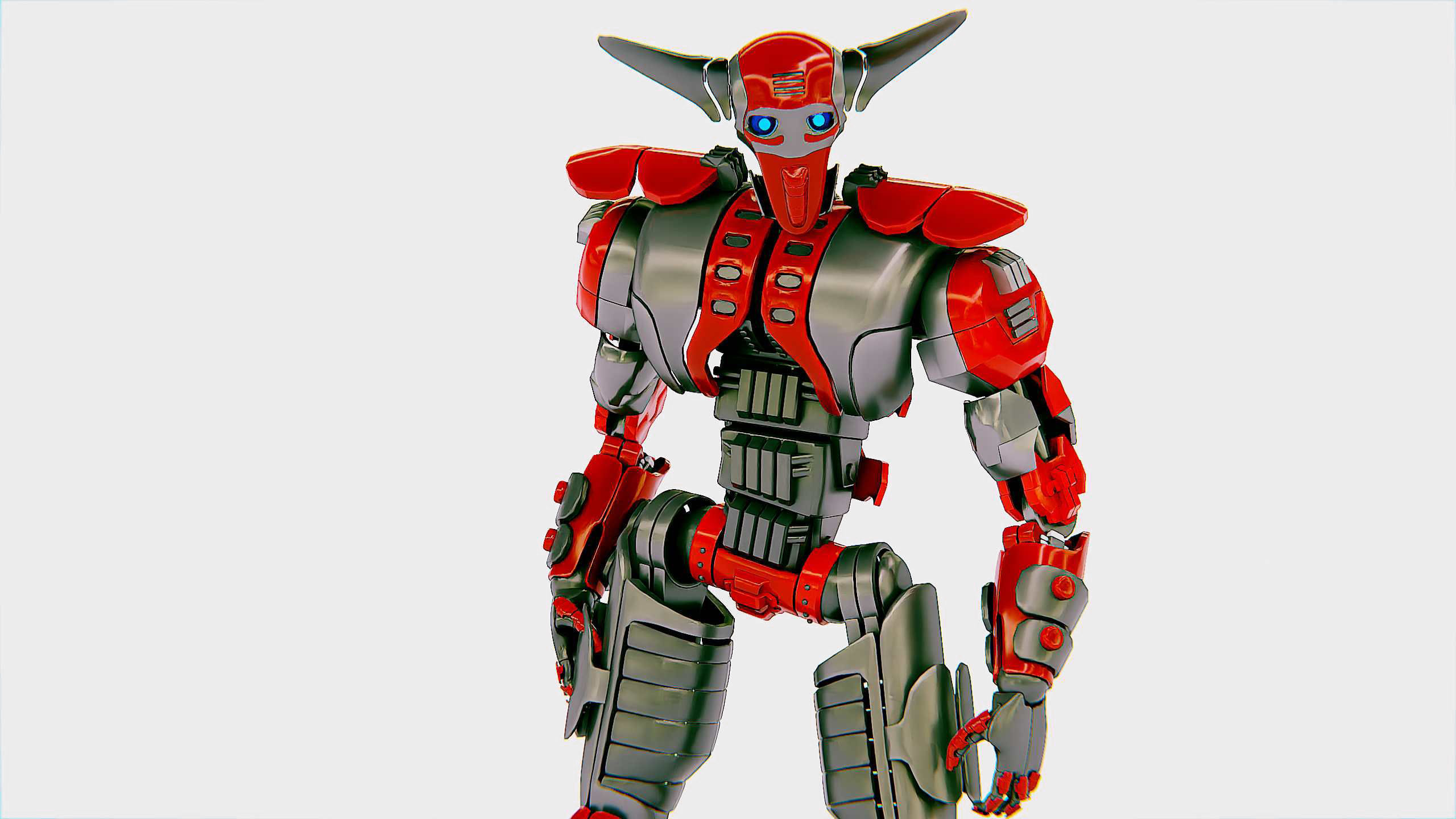 VILLAIN DROID CHAOS  Rigged for Unreal Engine - Unity - MIXAMO  3D model_20