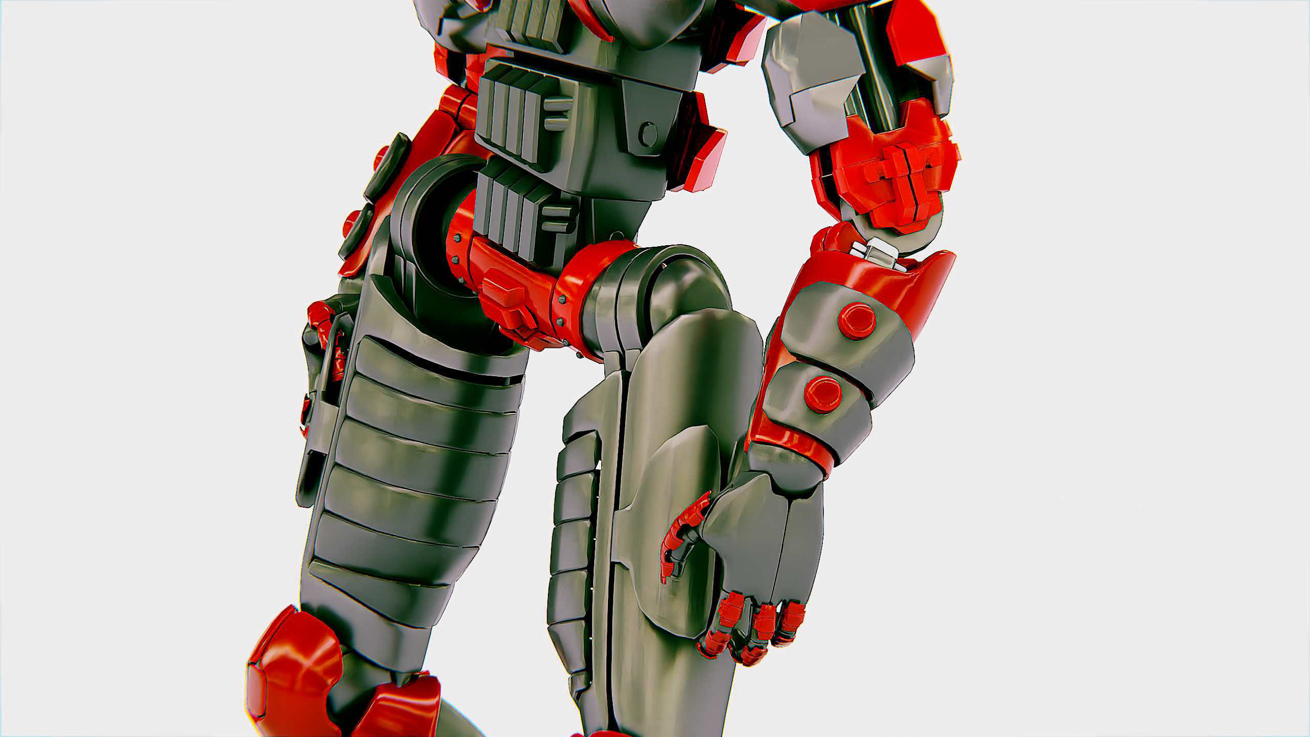 VILLAIN DROID CHAOS  Rigged for Unreal Engine - Unity - MIXAMO  3D model_24