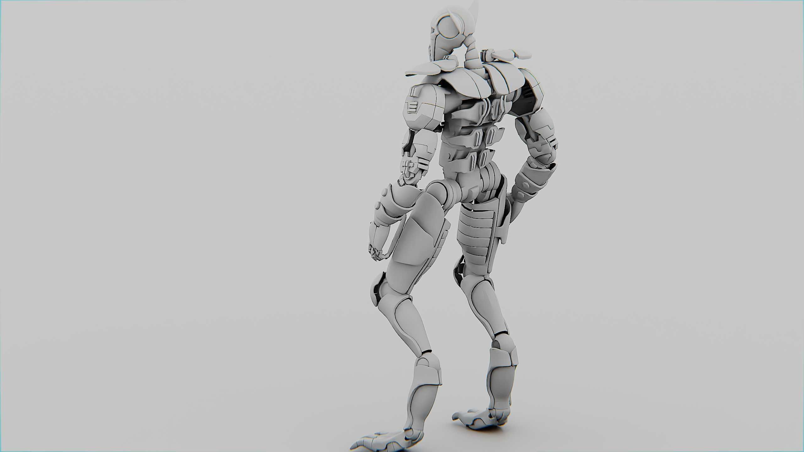 VILLAIN DROID CHAOS  Rigged for Unreal Engine - Unity - MIXAMO  3D model_36