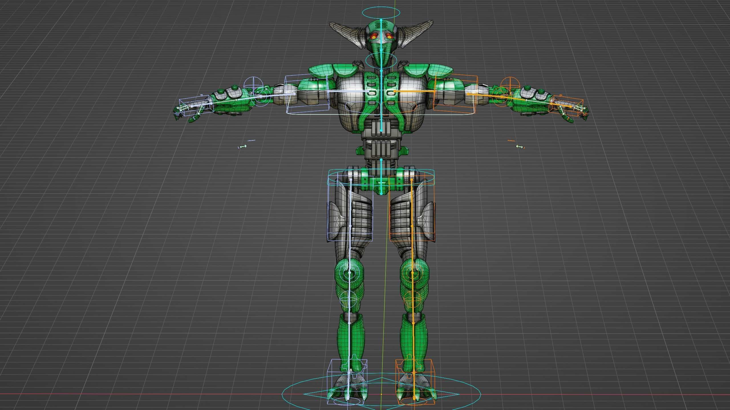 VILLAIN DROID CHAOS  Rigged for Unreal Engine - Unity - MIXAMO  3D model_39