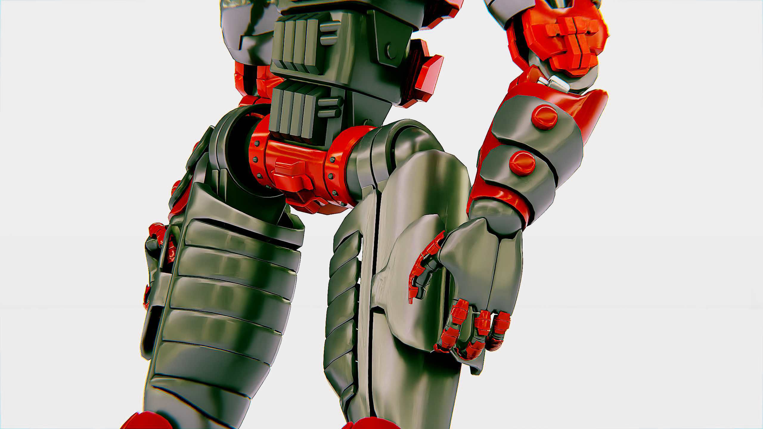 VILLAIN DROID CHAOS  Rigged for Unreal Engine - Unity - MIXAMO  3D model_29