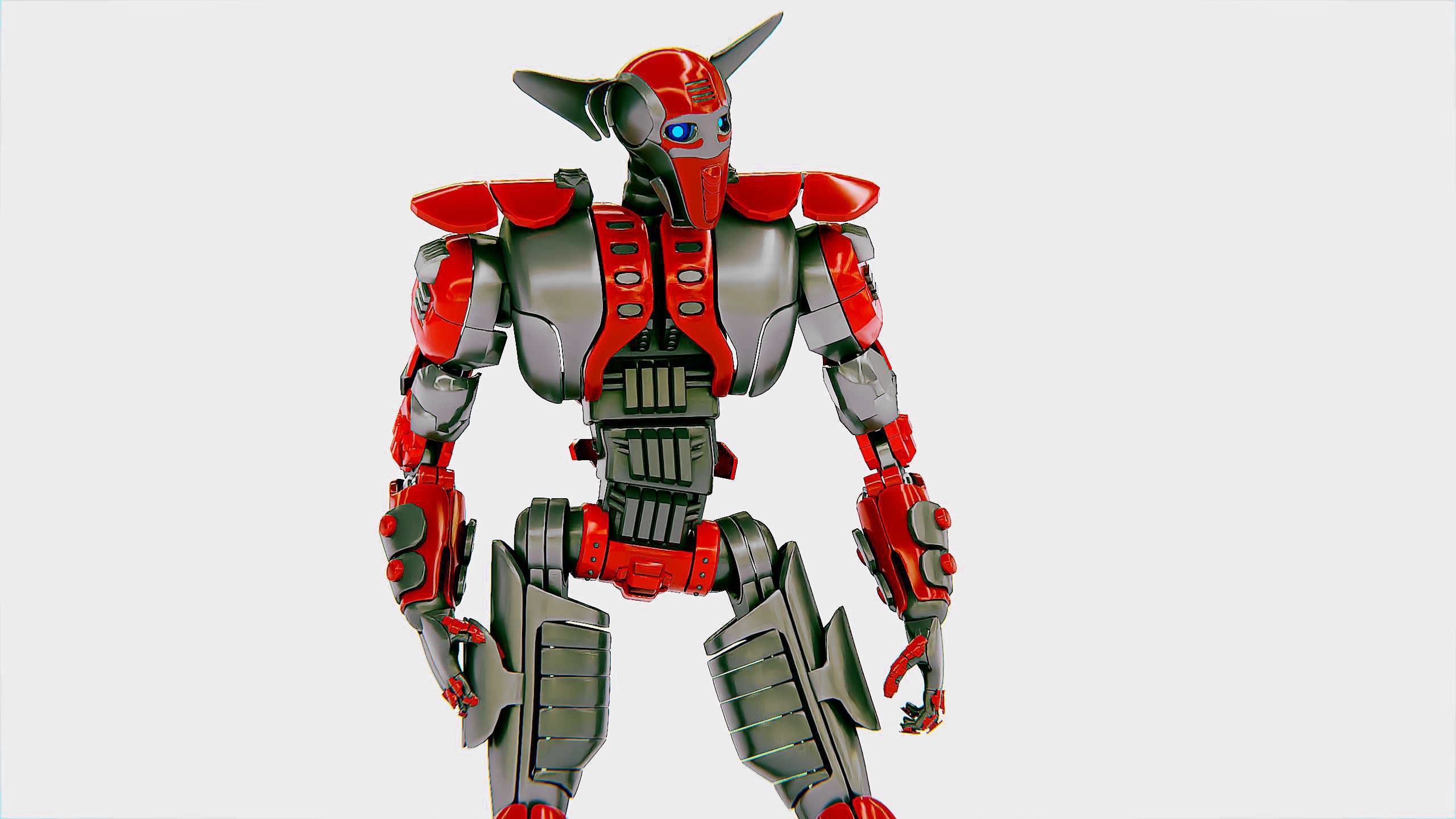 VILLAIN DROID CHAOS  Rigged for Unreal Engine - Unity - MIXAMO  3D model_2