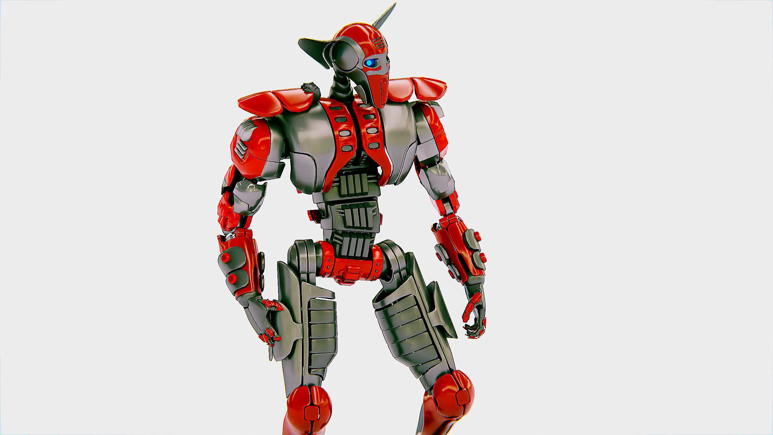 VILLAIN DROID CHAOS  Rigged for Unreal Engine - Unity - MIXAMO  3D model_3