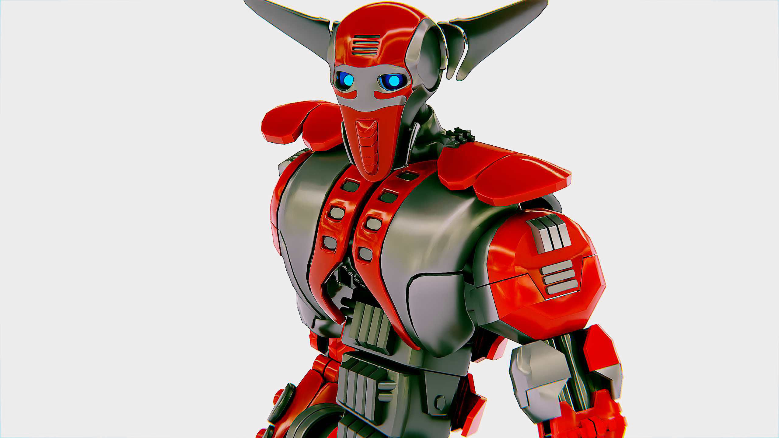 VILLAIN DROID CHAOS  Rigged for Unreal Engine - Unity - MIXAMO  3D model_23