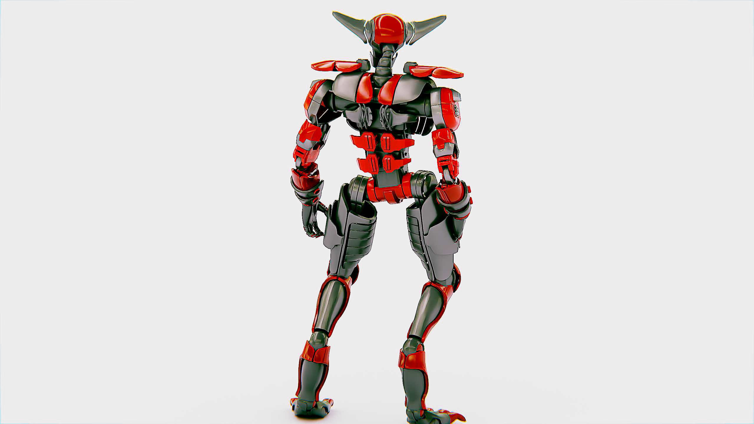 VILLAIN DROID CHAOS  Rigged for Unreal Engine - Unity - MIXAMO  3D model_12