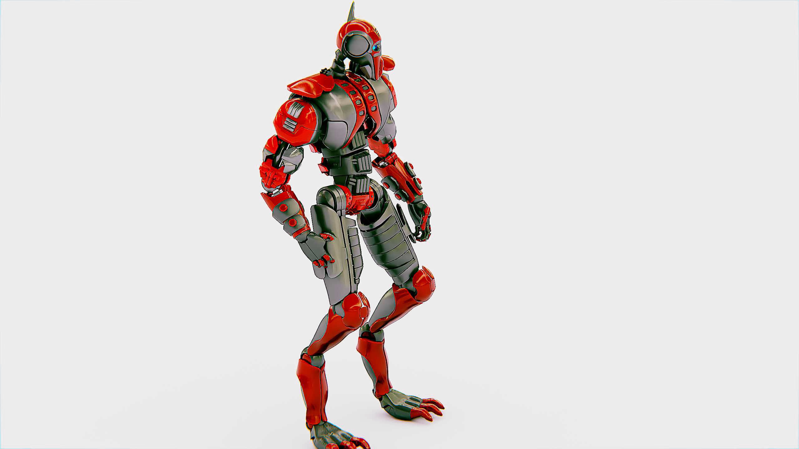 VILLAIN DROID CHAOS  Rigged for Unreal Engine - Unity - MIXAMO  3D model_5