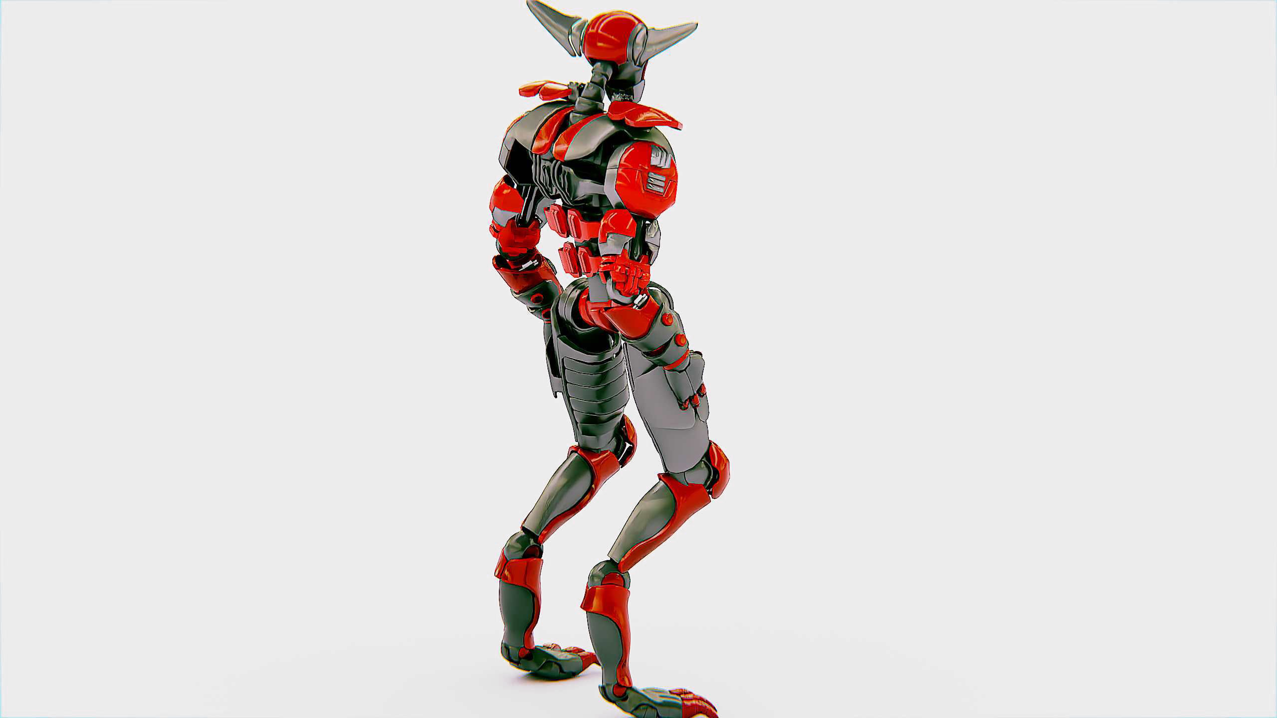 VILLAIN DROID CHAOS  Rigged for Unreal Engine - Unity - MIXAMO  3D model_9