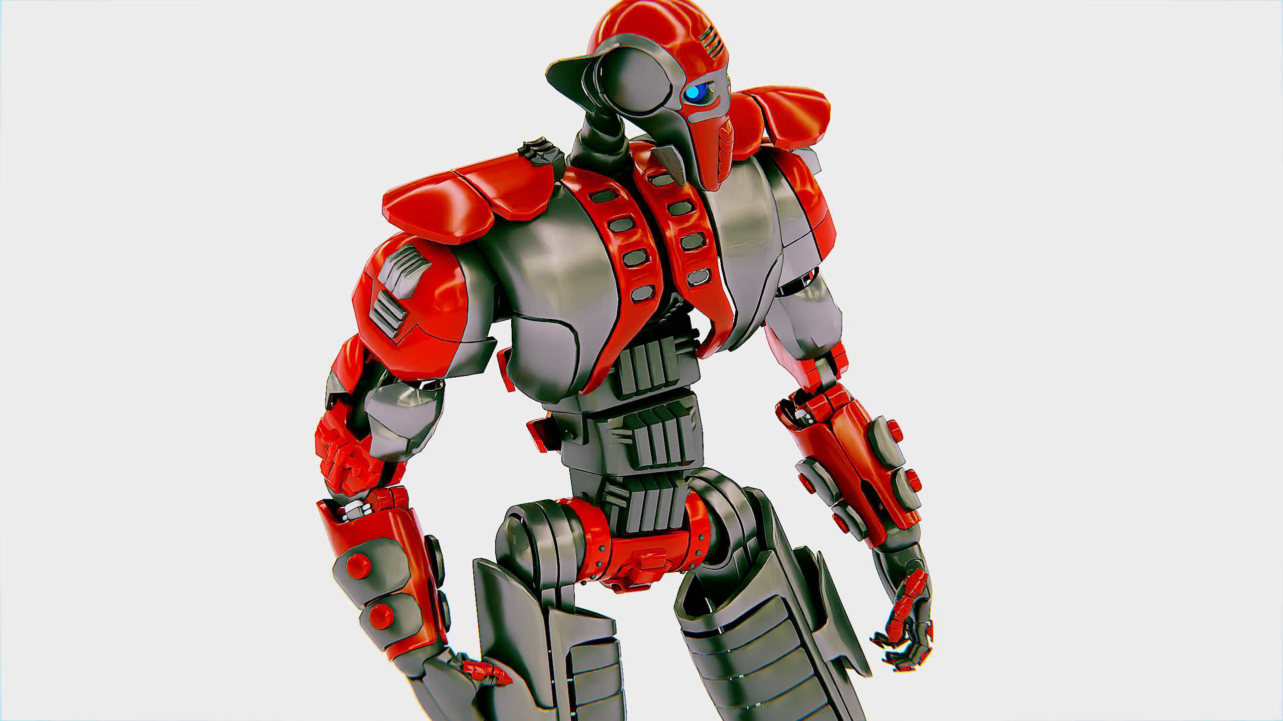 VILLAIN DROID CHAOS  Rigged for Unreal Engine - Unity - MIXAMO  3D model_21