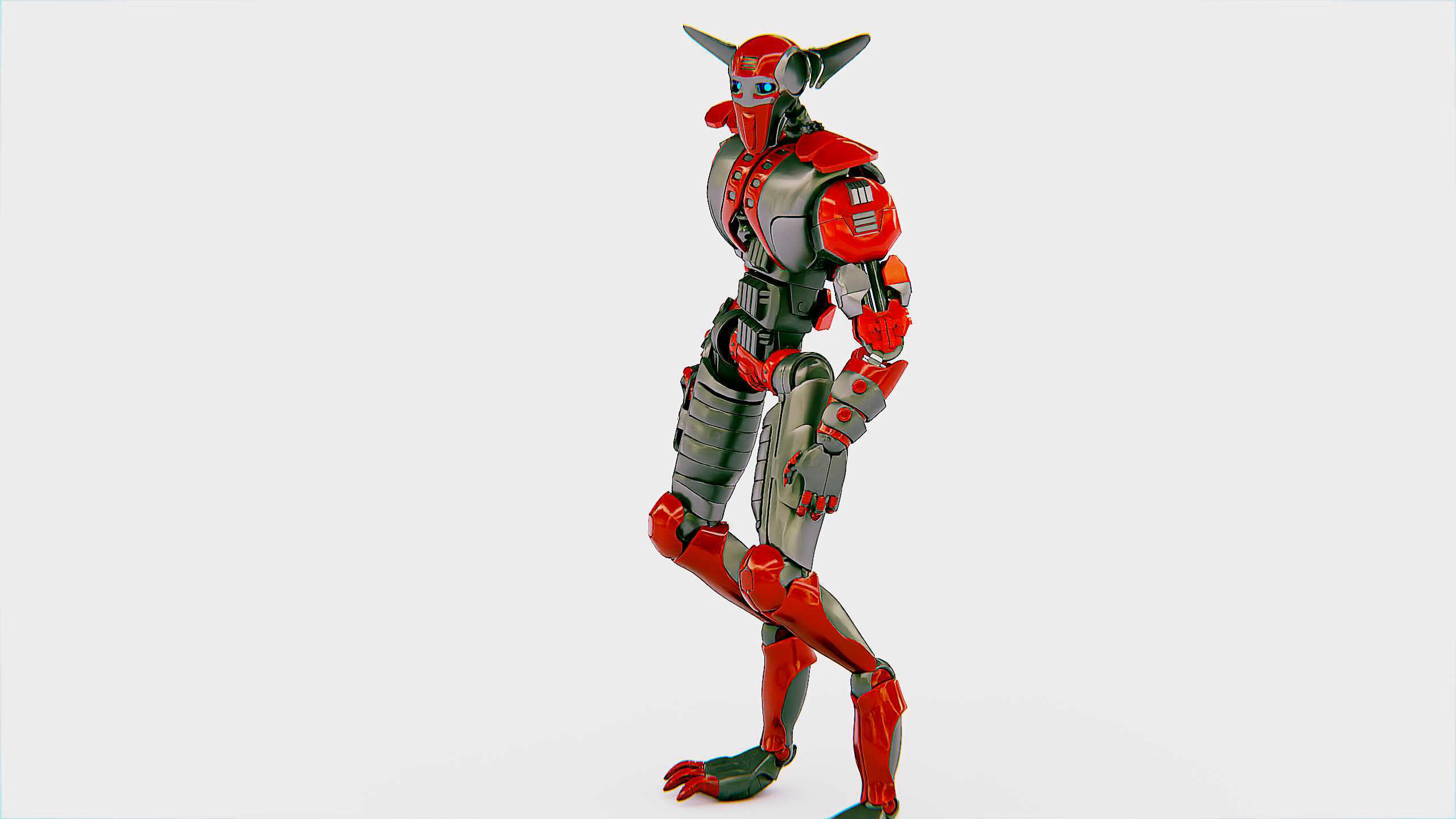 VILLAIN DROID CHAOS  Rigged for Unreal Engine - Unity - MIXAMO  3D model_18