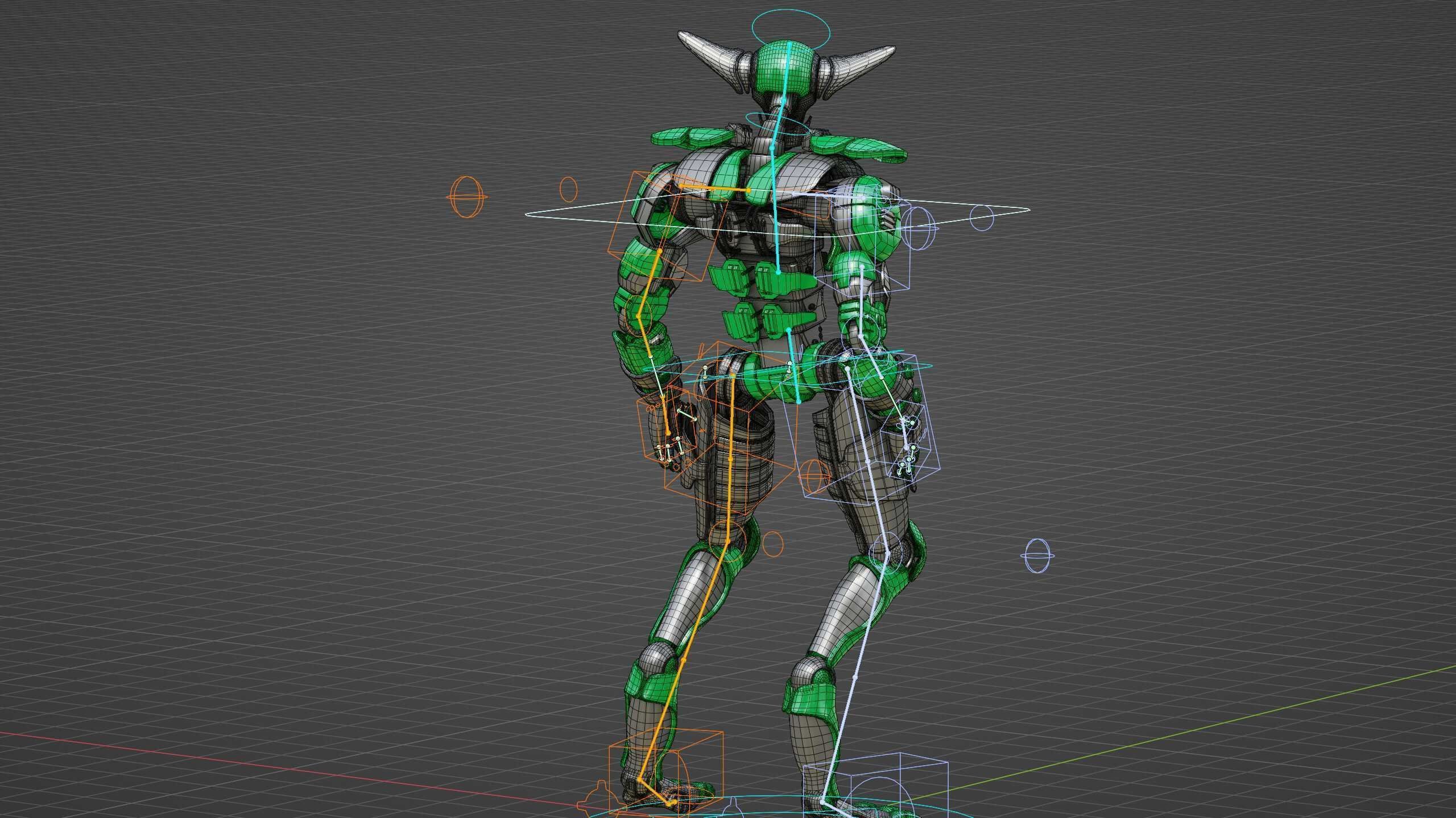 VILLAIN DROID CHAOS  Rigged for Unreal Engine - Unity - MIXAMO  3D model_38