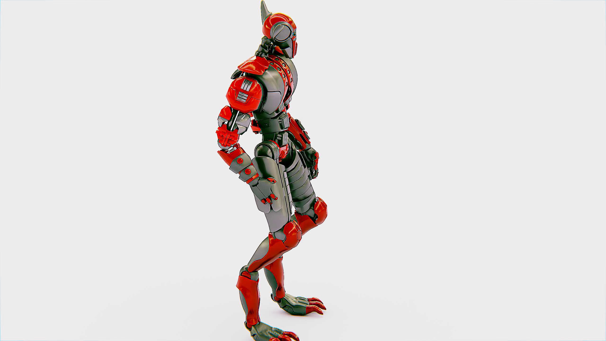 VILLAIN DROID CHAOS  Rigged for Unreal Engine - Unity - MIXAMO  3D model_6