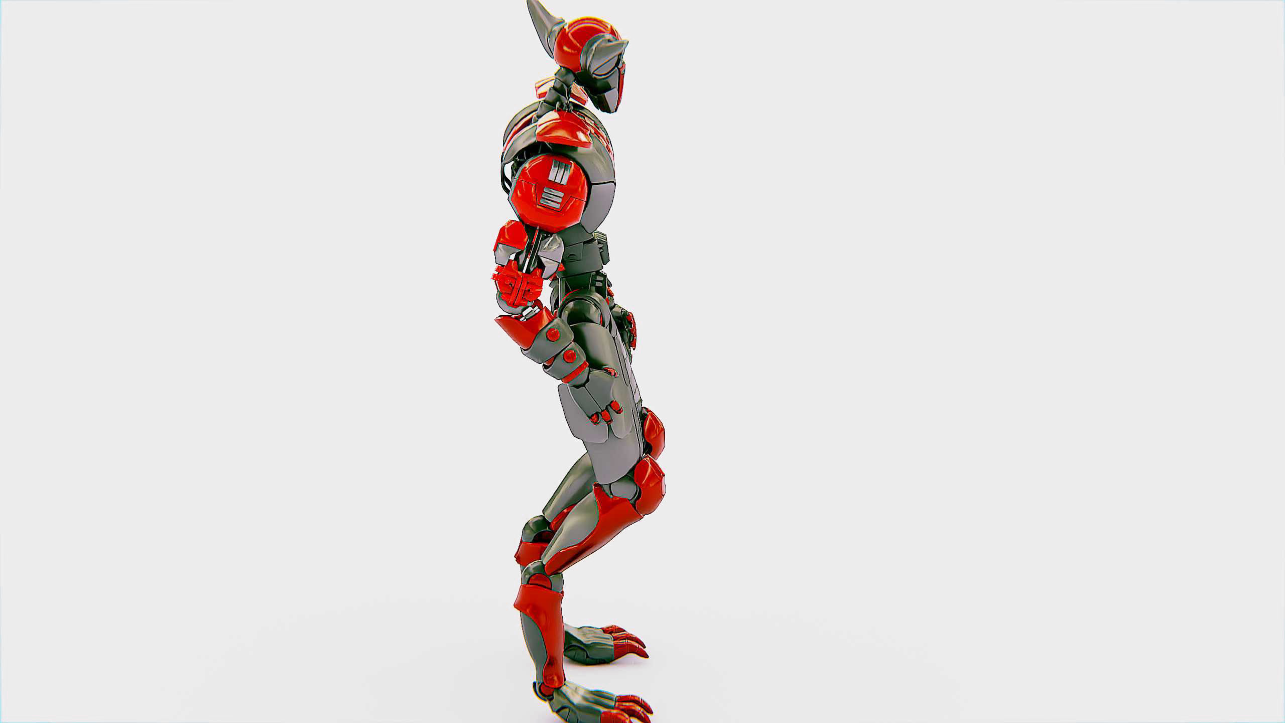 VILLAIN DROID CHAOS  Rigged for Unreal Engine - Unity - MIXAMO  3D model_7