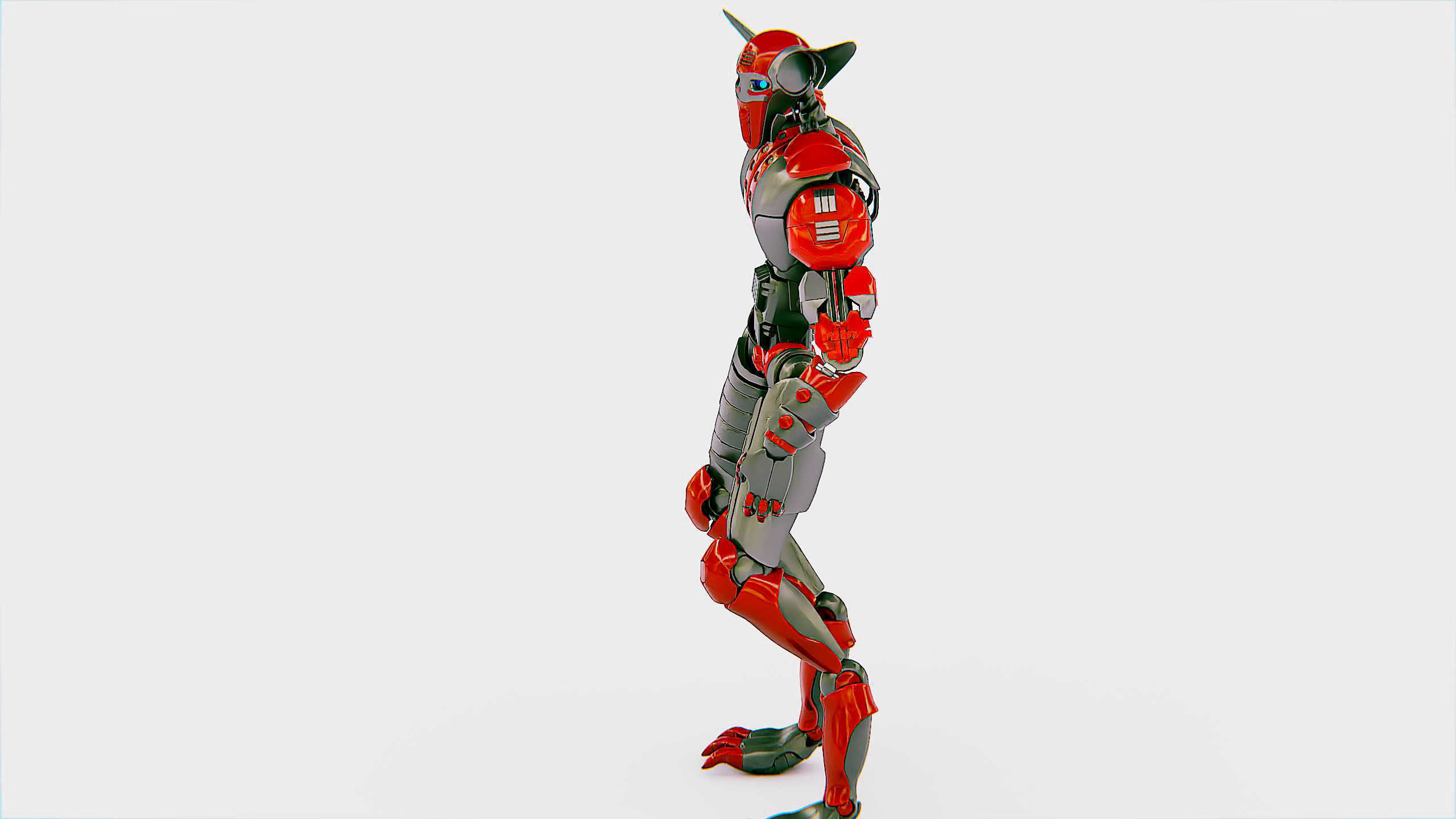 VILLAIN DROID CHAOS  Rigged for Unreal Engine - Unity - MIXAMO  3D model_17