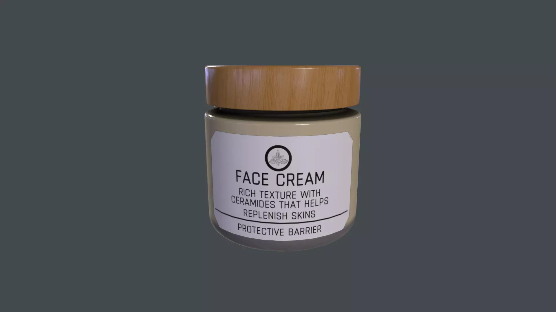  Face Cream - GAME READY PBR Low-poly 3D model_0