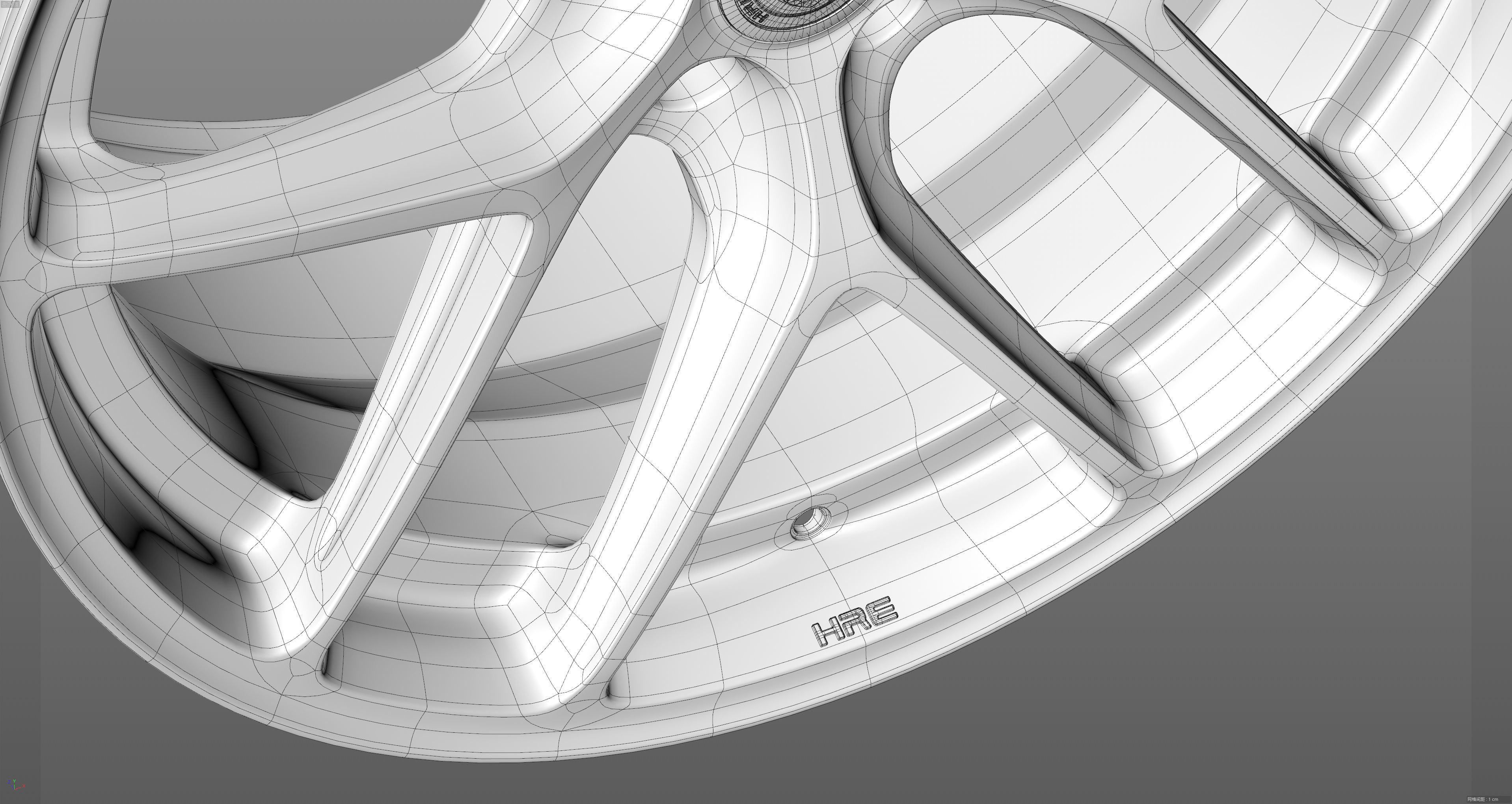 HRE R101 Low-poly 3D model_29