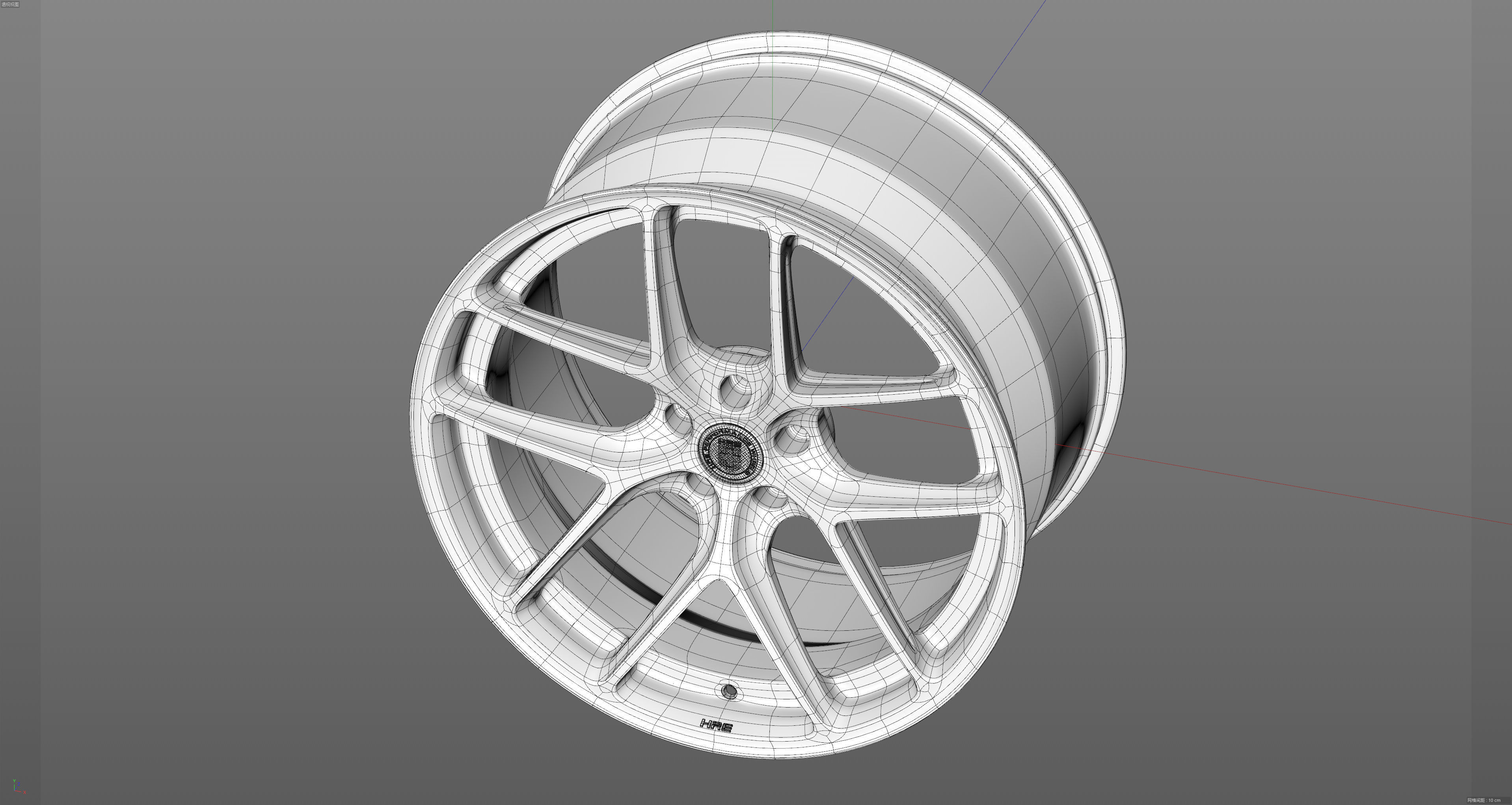 HRE R101 Low-poly 3D model_25
