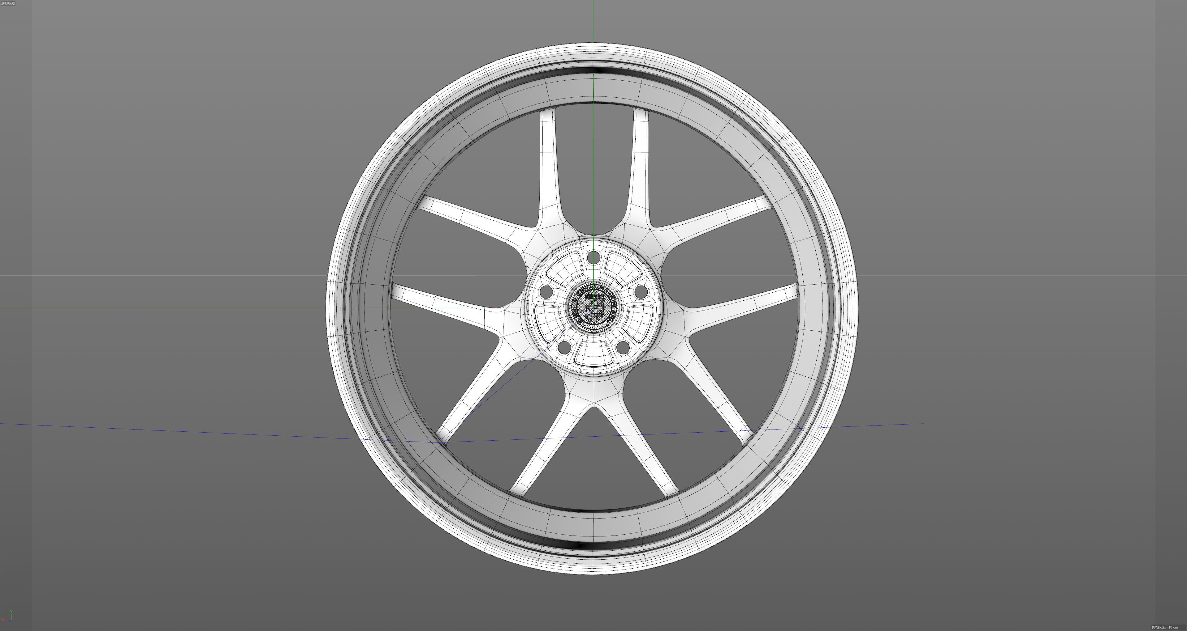 HRE R101 Low-poly 3D model_27