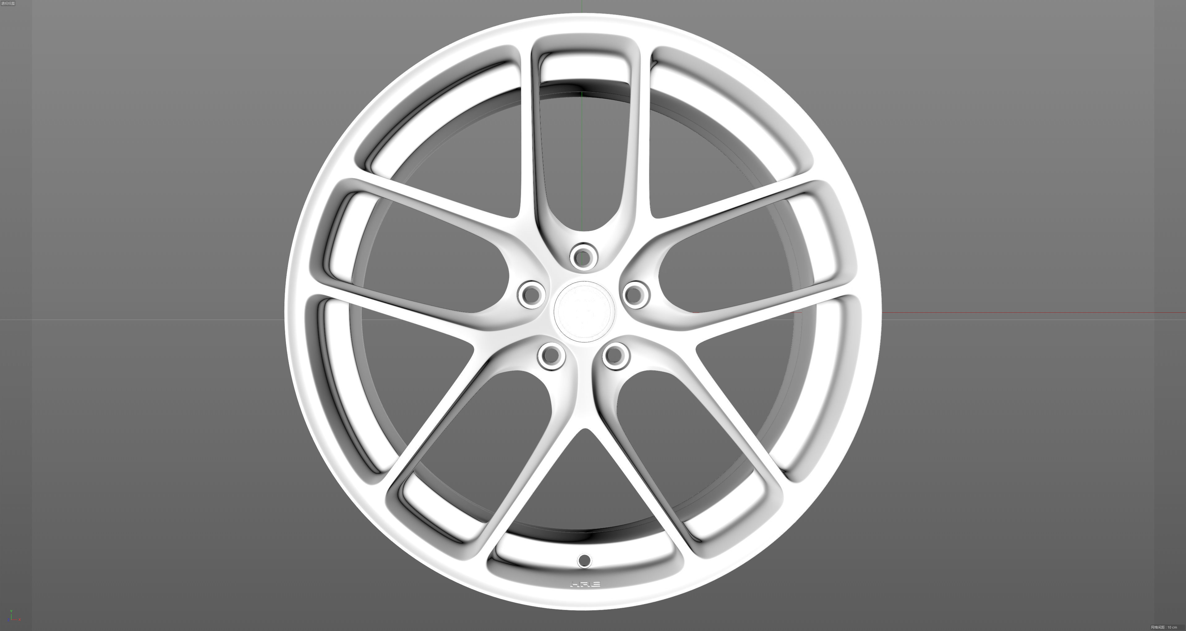 HRE R101 Low-poly 3D model_11